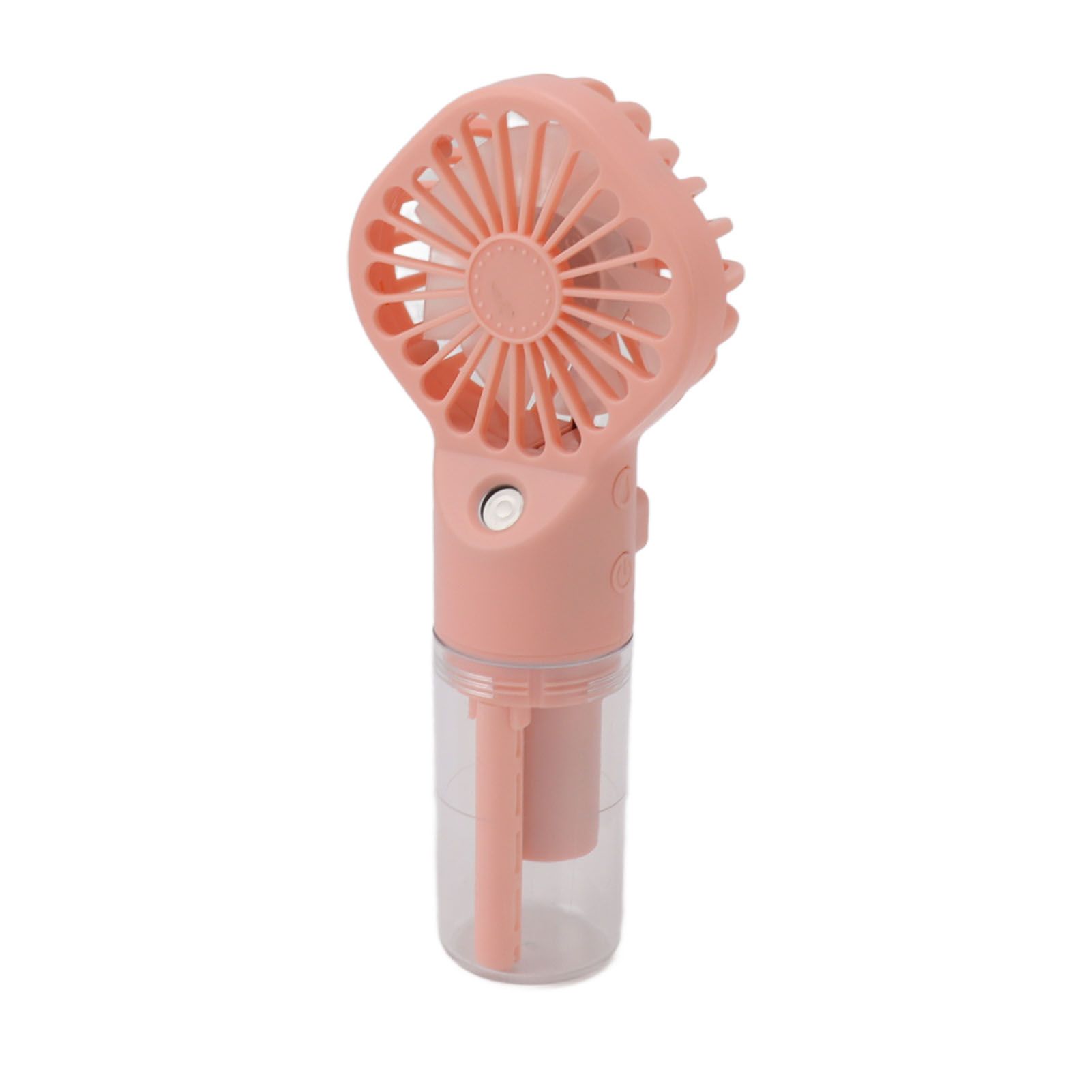 Portable Handheld Misting Fan USB Rechargeable Water Spray Mist Fan with 4 Gear Speed Pink - Image 6