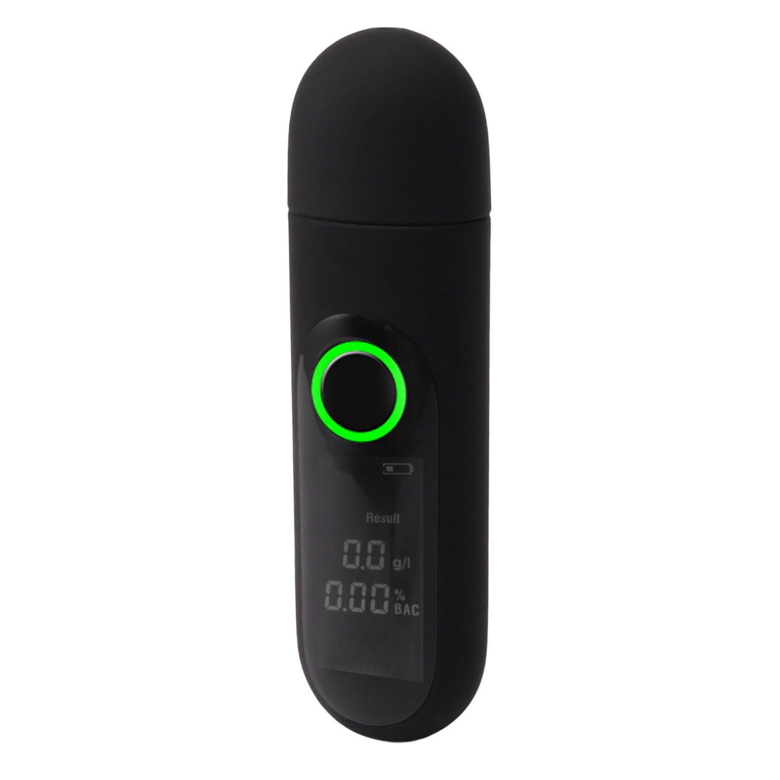 Digital Alcohol Tester High Accuracy LCD HD Display USB Rechargeable Portable Breath Tester for Home Use Black - Image 2