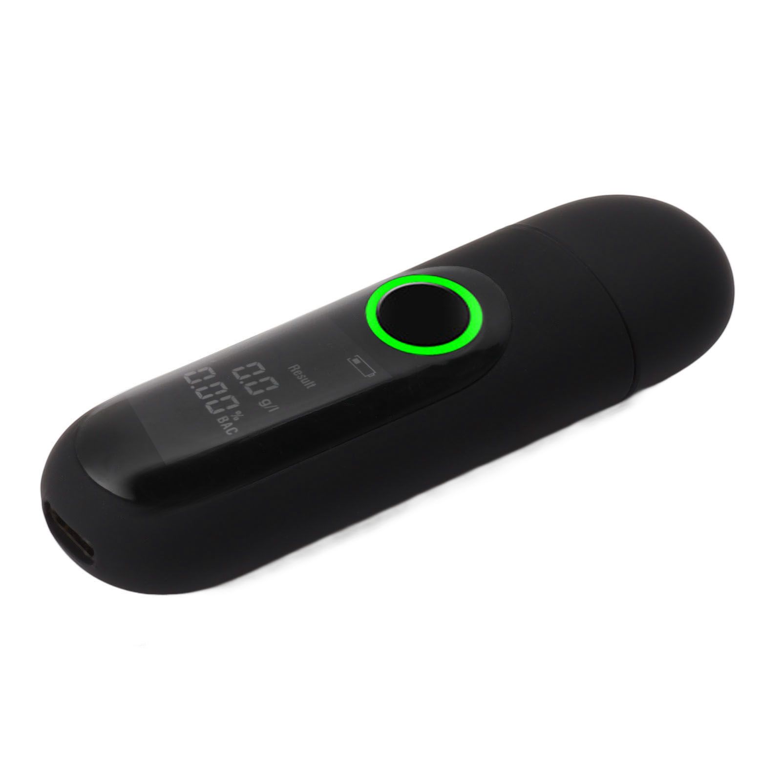 Digital Alcohol Tester High Accuracy LCD HD Display USB Rechargeable Portable Breath Tester for Home Use Black - Image 5