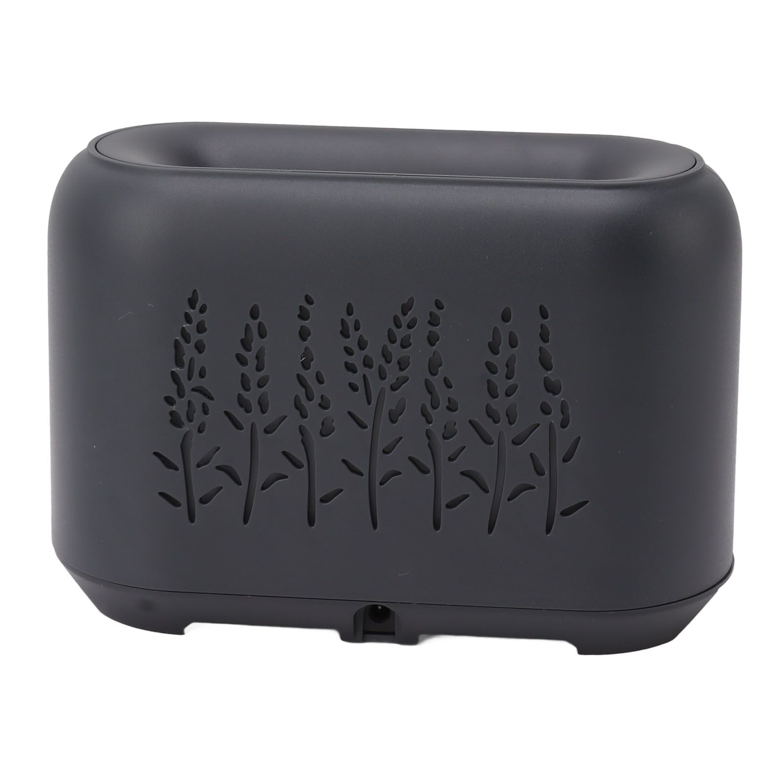 Flame Aroma Diffuser Quiet Auto Off Protection USB Essential Oil Diffuser Humidifier with Colorful Light 130ml Grayish Black - Image 5