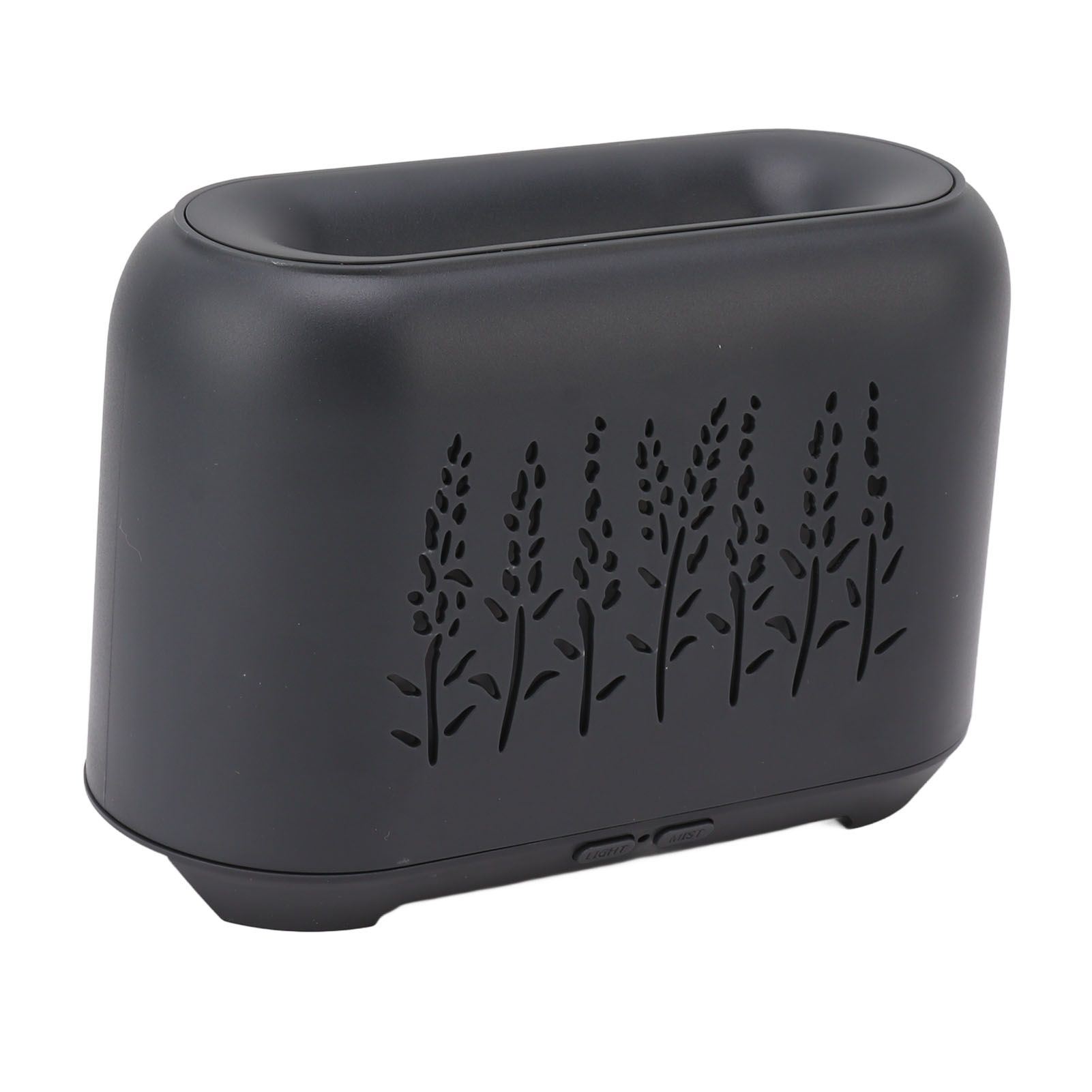 Flame Aroma Diffuser Quiet Auto Off Protection USB Essential Oil Diffuser Humidifier with Colorful Light 130ml Grayish Black - Image 6