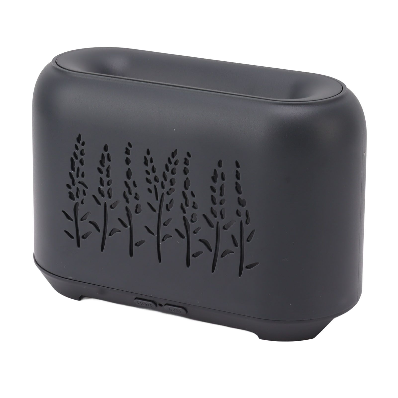 Flame Aroma Diffuser Quiet Auto Off Protection USB Essential Oil Diffuser Humidifier with Colorful Light 130ml Grayish Black - Image 7