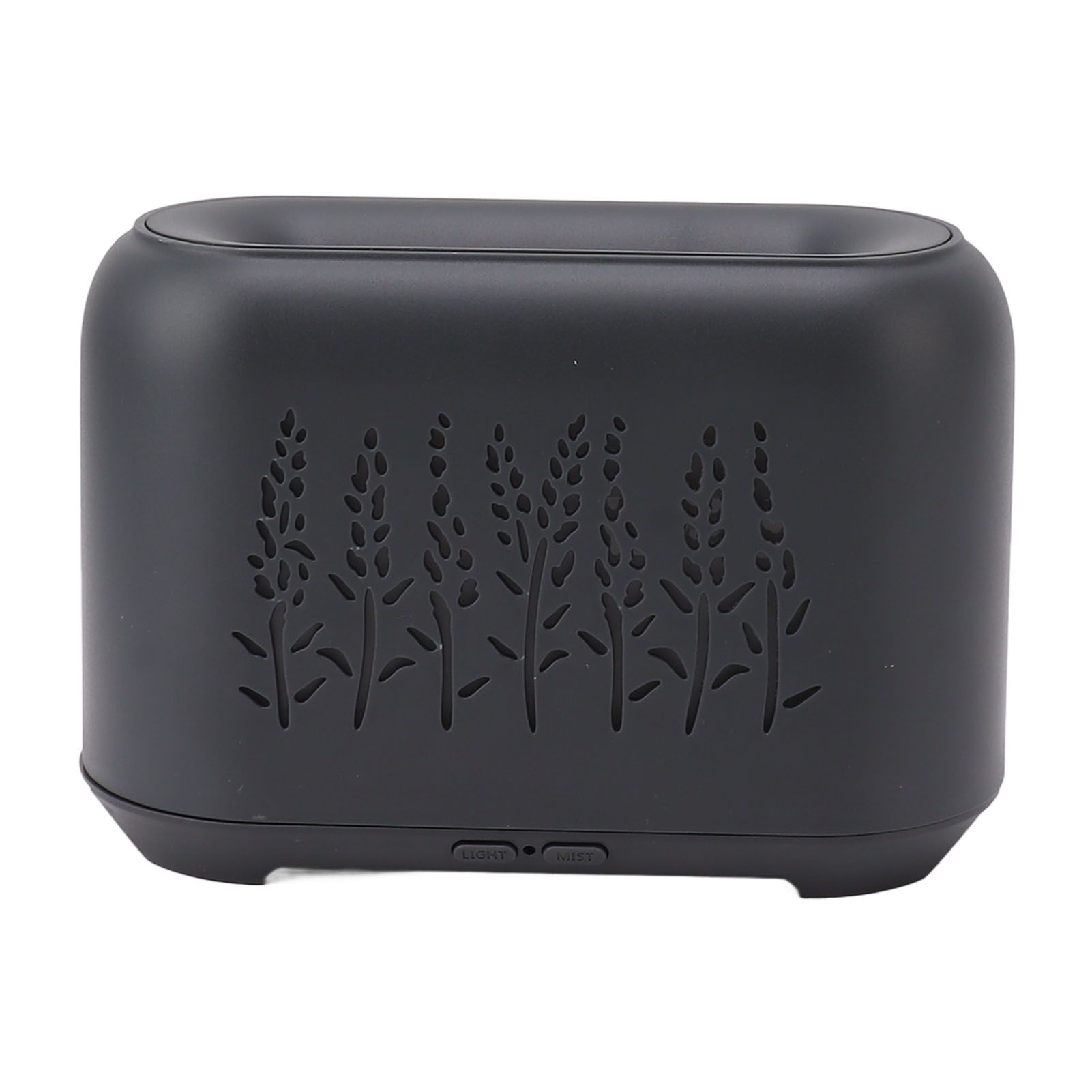 Flame Aroma Diffuser Quiet Auto Off Protection USB Essential Oil Diffuser Humidifier with Colorful Light 130ml Grayish Black - Image 8