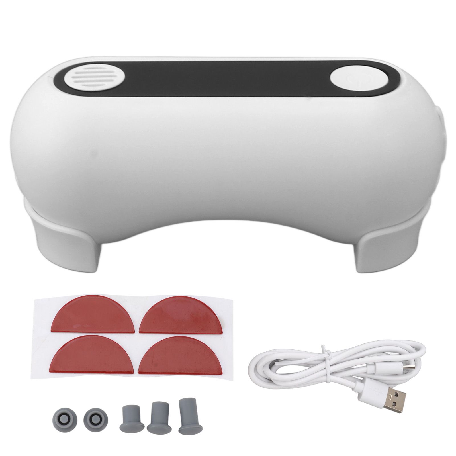 White Automatic Toilet Flusher Hands Free Non Touch Touchless 0.25S Induction Toilet Flush Tool 2000mAh - Image 1