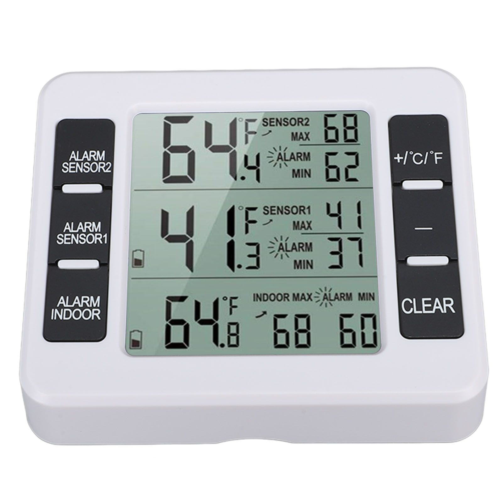Indoor Outdoor Thermometer Digital Hygrometer Thermometer Wireless Temperature and Humidity Gauge Monitor with 2 Sensors - Image 4