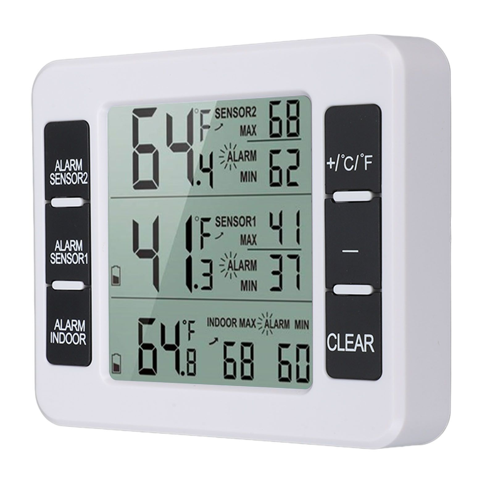 Indoor Outdoor Thermometer Digital Hygrometer Thermometer Wireless Temperature and Humidity Gauge Monitor with 2 Sensors - Image 7