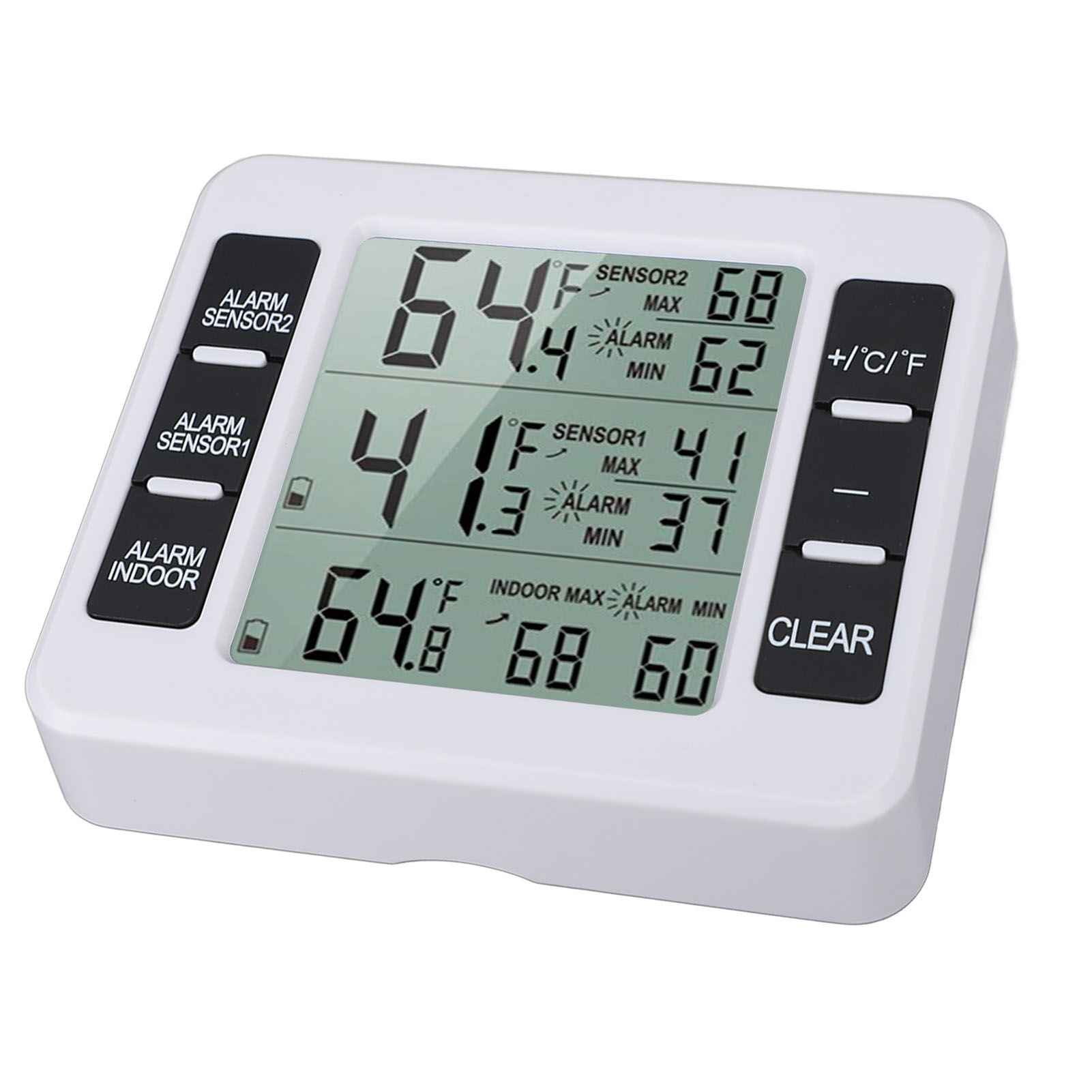 Indoor Outdoor Thermometer Digital Hygrometer Thermometer Wireless Temperature and Humidity Gauge Monitor with 2 Sensors - Image 8