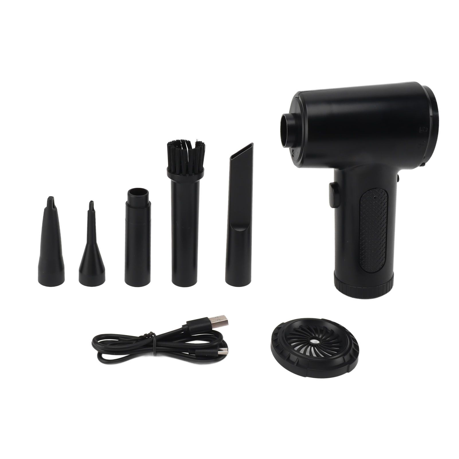 Air Duster With LED Light Cordless 68W High Power Simple Operation 3 Gears Dust Blower for Computer Keyboard Car Electric Devices - Image 1