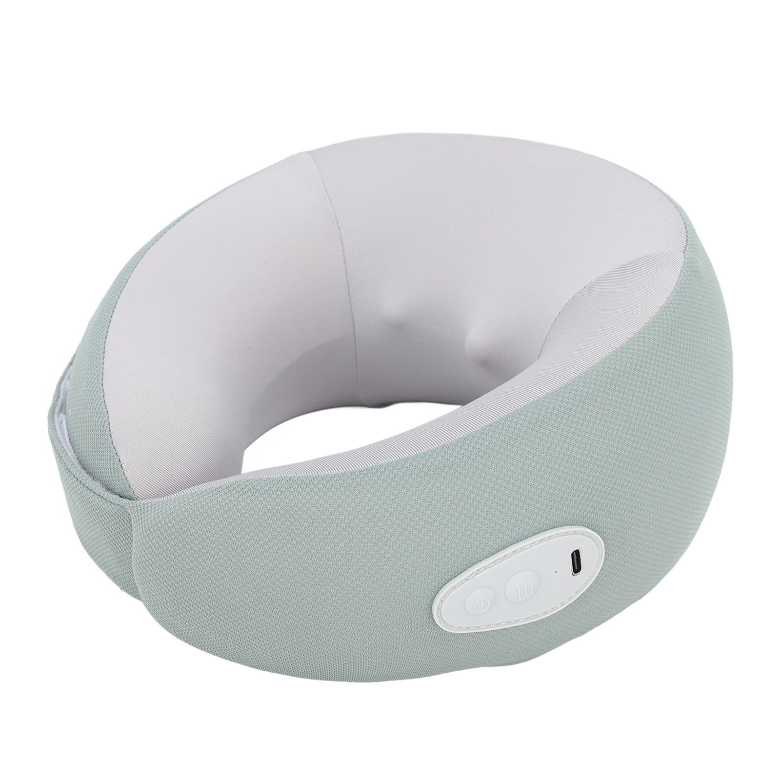 Cordless Neck Massager High Resilience Memory Foam Portable Shiatsu Back Neck Massager with Heating Function Green - Image 5