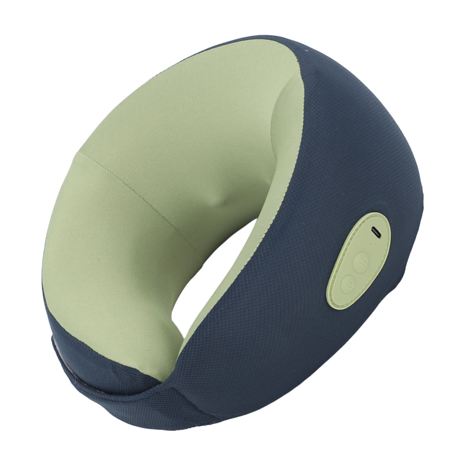 Cordless Neck Massager High Resilience Memory Foam Portable Shiatsu Back Neck Massager with Heating Function Blue - Image 2