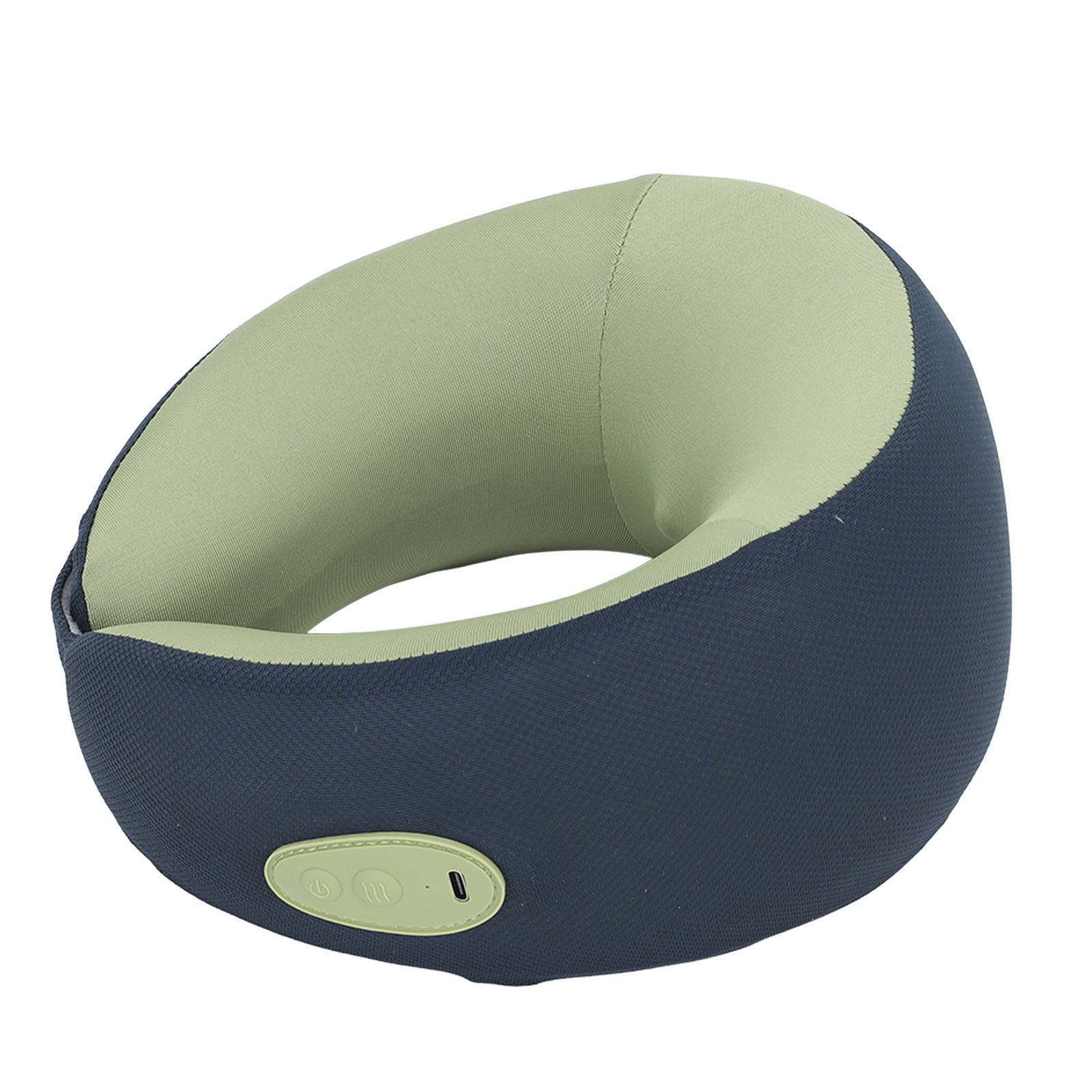 Cordless Neck Massager High Resilience Memory Foam Portable Shiatsu Back Neck Massager with Heating Function Blue - Image 5