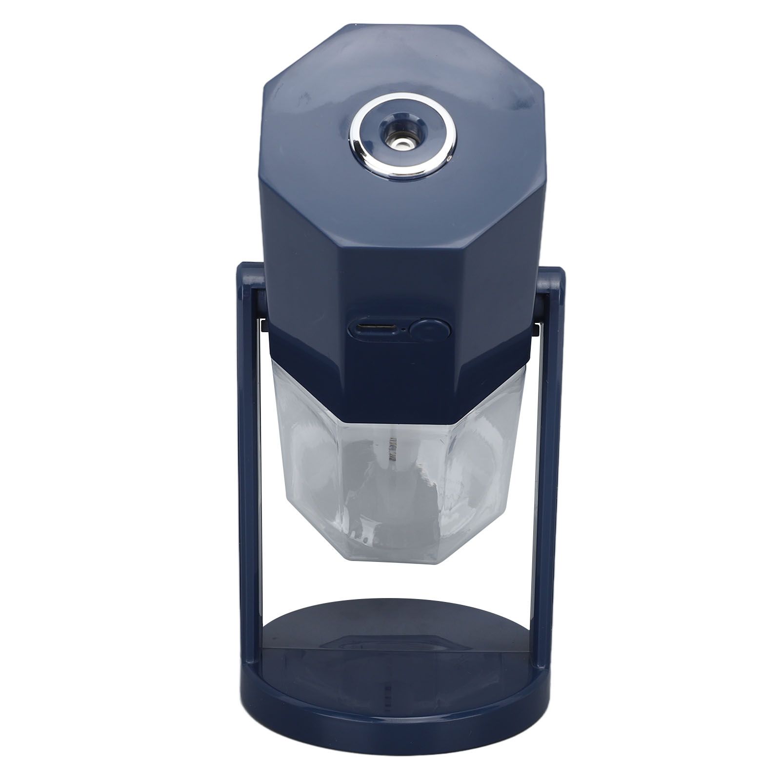 USB Desktop Humidifier Multifunctional Quiet Colorful Ambient Light Portable Small Humidifier for Car Home Bedroom Office Blue - Image 2