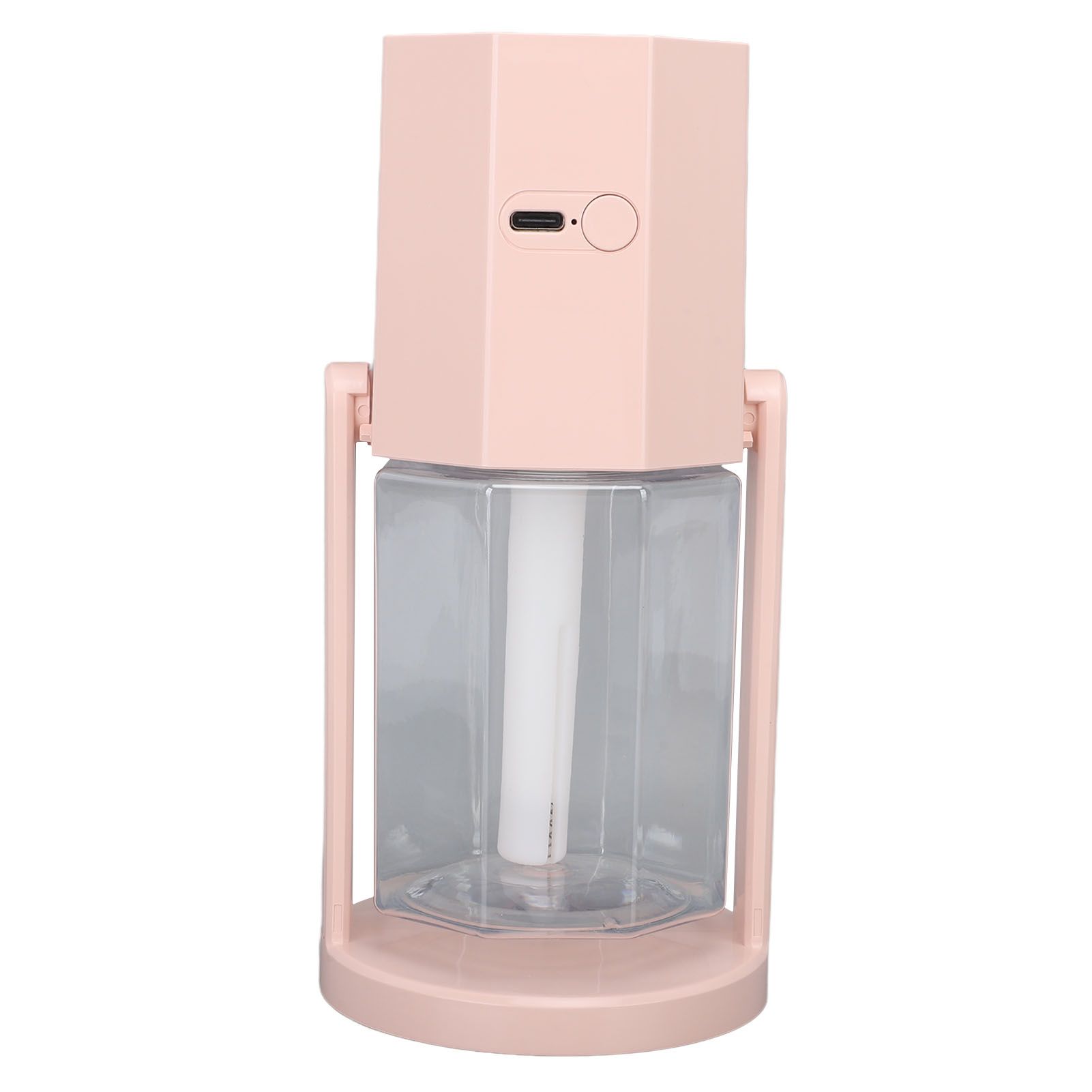 USB Desktop Humidifier Multifunctional Quiet Colorful Ambient Light Portable Small Humidifier for Car Home Bedroom Office Pink - Image 6
