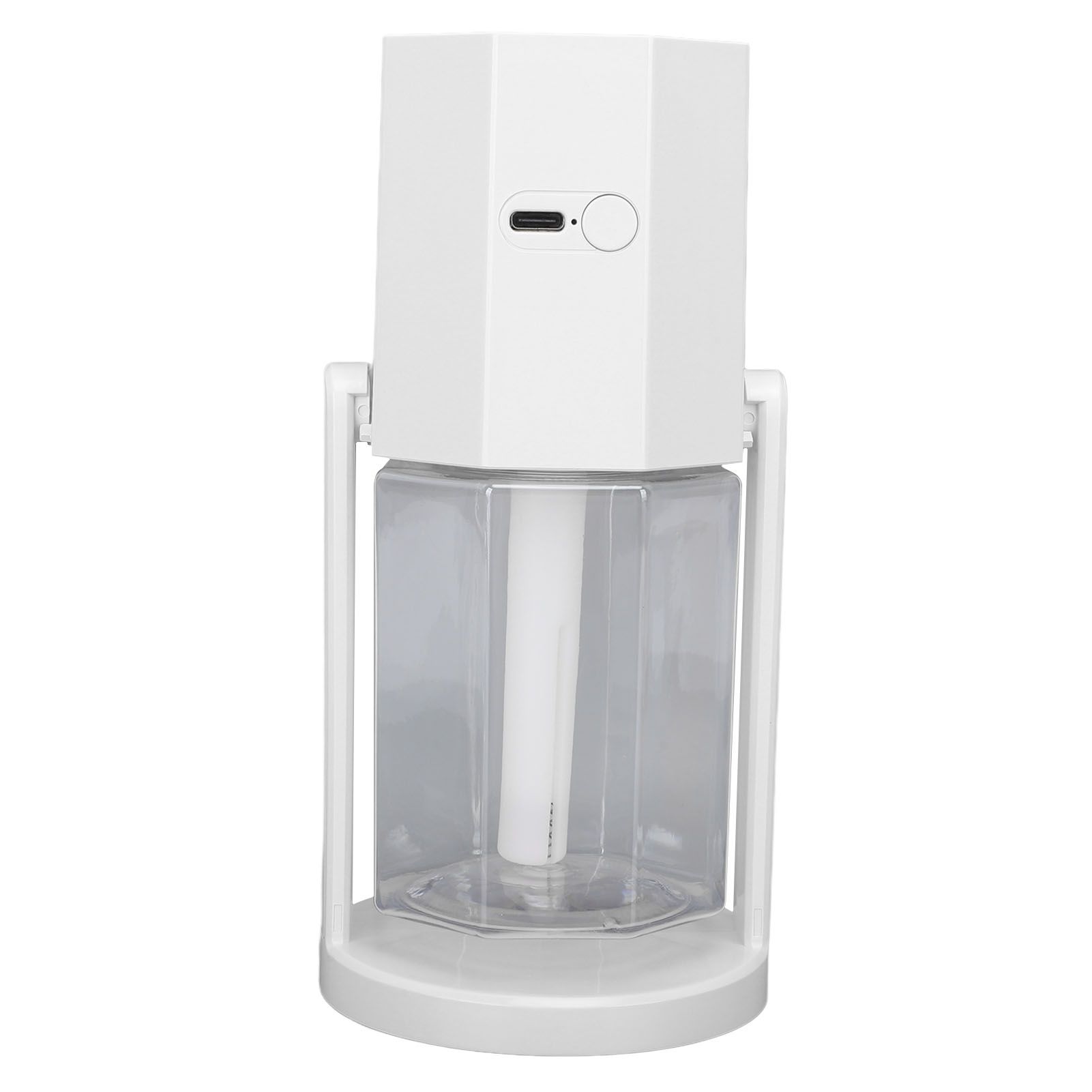 USB Desktop Humidifier Multifunctional Quiet Colorful Ambient Light Portable Small Humidifier for Car Home Bedroom Office White - Image 2