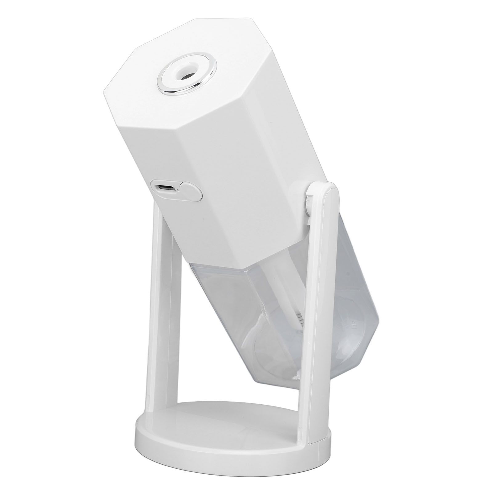 USB Desktop Humidifier Multifunctional Quiet Colorful Ambient Light Portable Small Humidifier for Car Home Bedroom Office White - Image 7