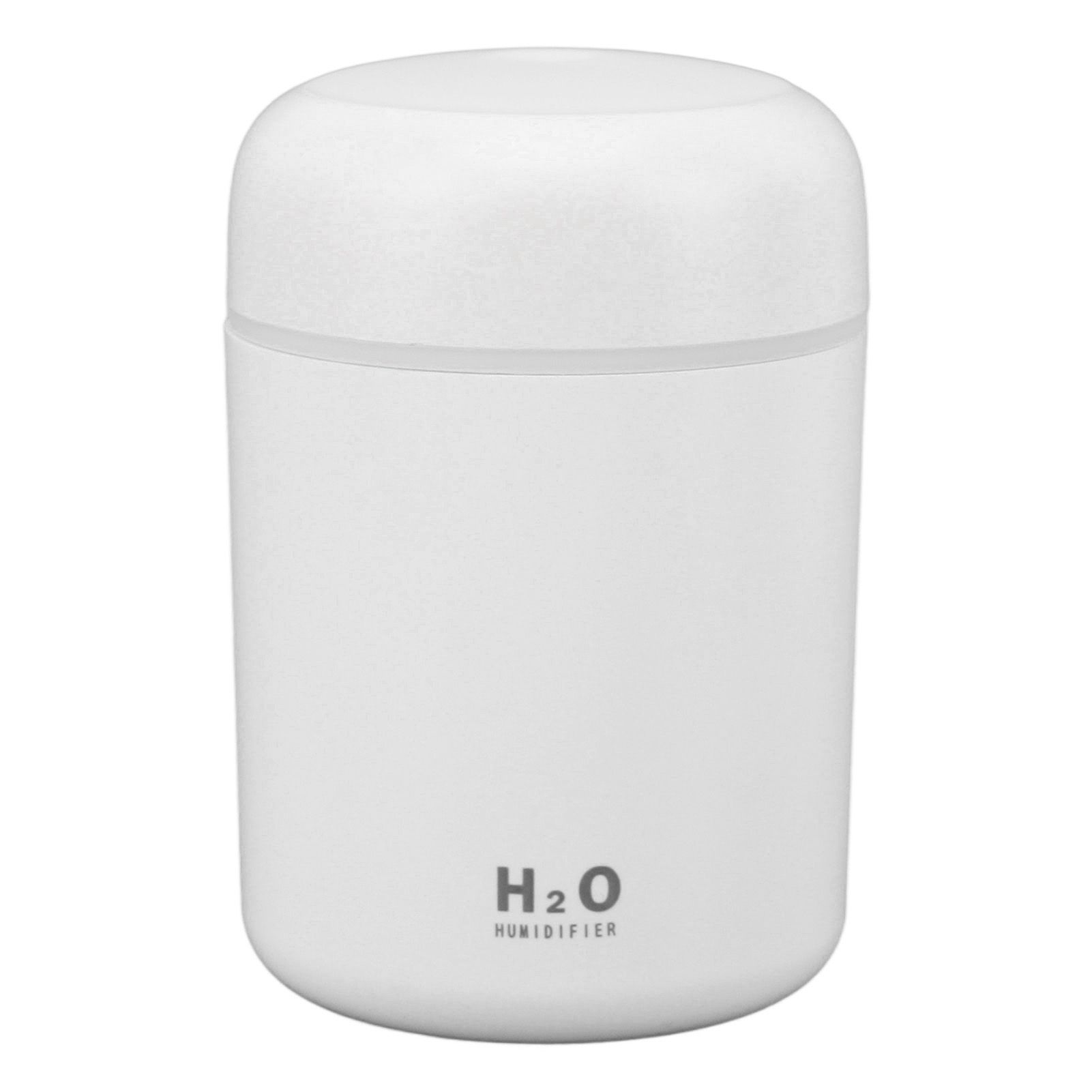 USB Mini Humidifier for Car Colorful Lighting Portable Car Air Freshener Mute Diffuser Humidifier White - Image 2