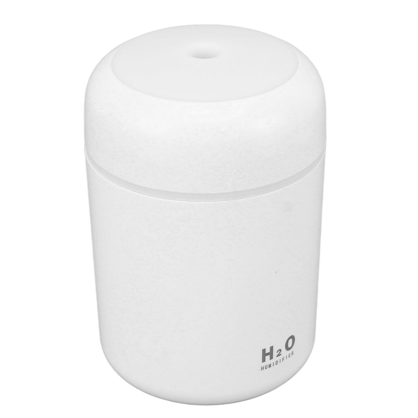 USB Mini Humidifier for Car Colorful Lighting Portable Car Air Freshener Mute Diffuser Humidifier White - Image 4