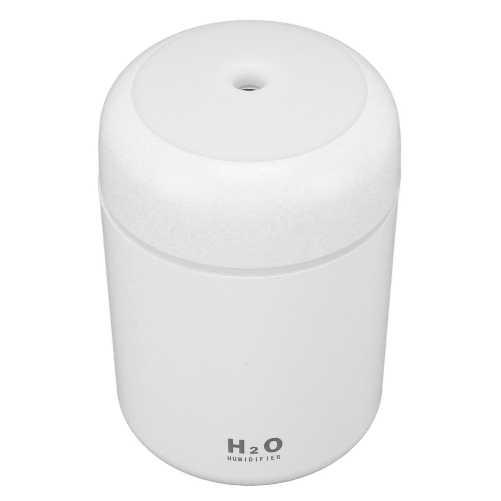 USB Mini Humidifier for Car Colorful Lighting Portable Car Air Freshener Mute Diffuser Humidifier White - Image 6