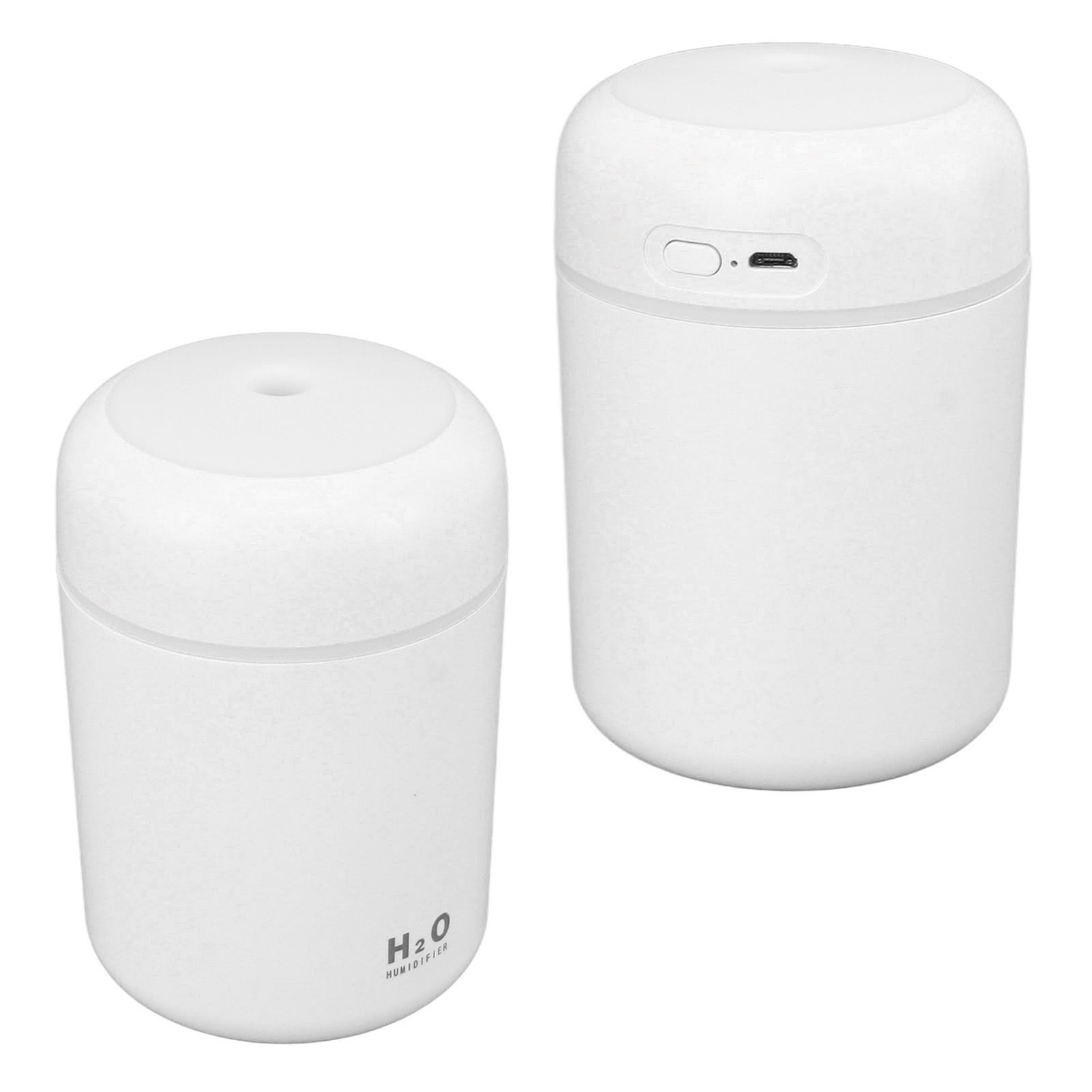 USB Mini Humidifier for Car Colorful Lighting Portable Car Air Freshener Mute Diffuser Humidifier White - Image 8