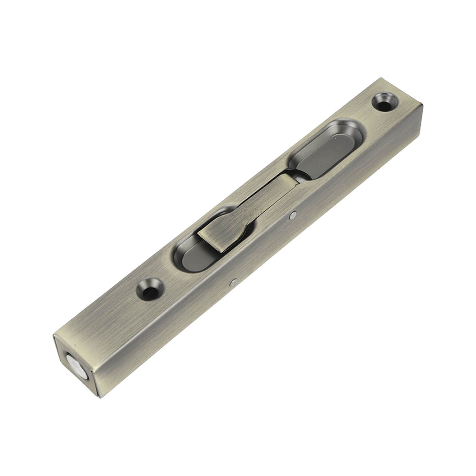 Slide Latch Slide Lock Thicken Aluminium Alloy Hidden Tube Easy Operation Slide Security Latch for Door Gate Security Cyan - Image 2