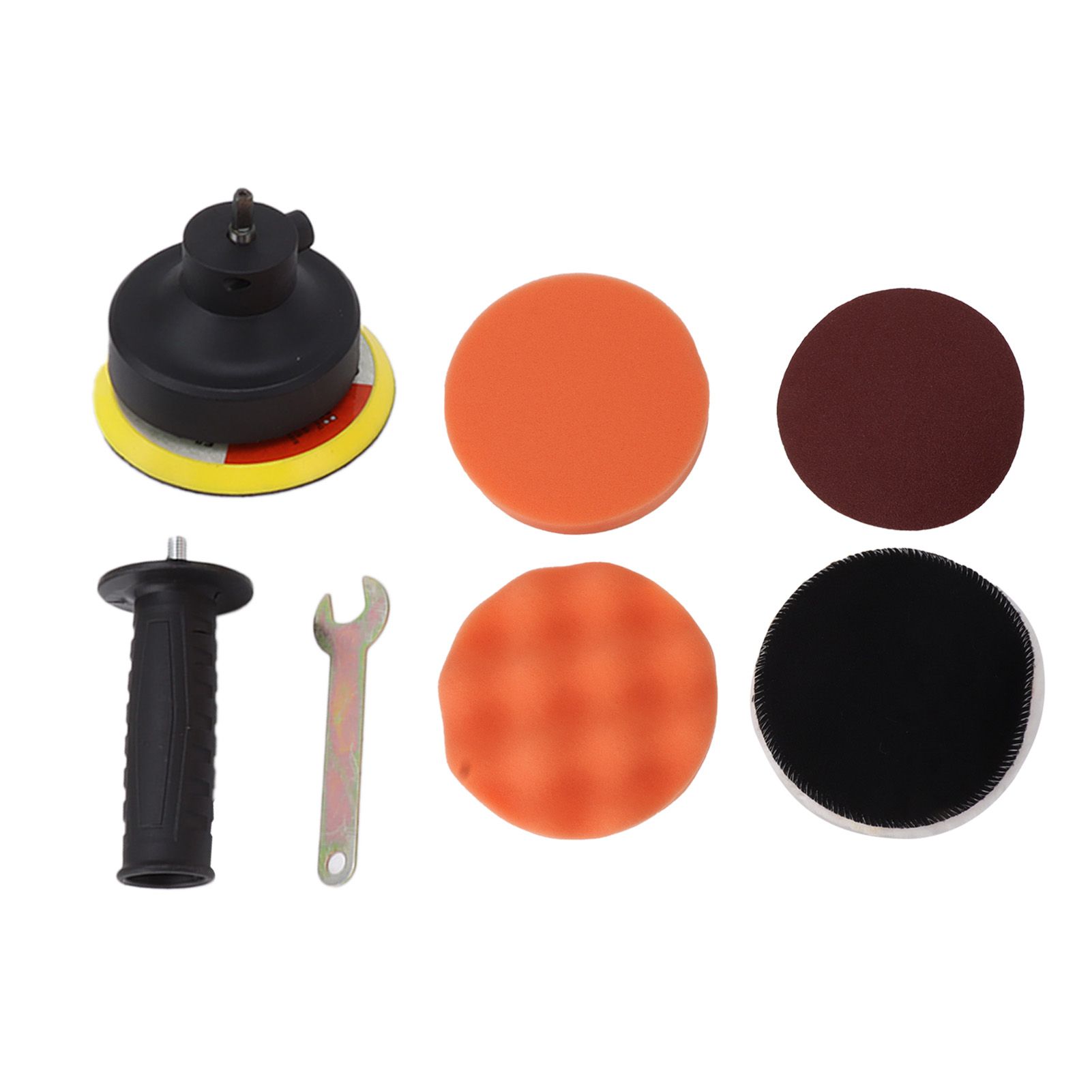 Car Polishing Pad Kit Frosted Paper Electric Drill Polish Head for Car Waxing Sealing Enamel - Image 1