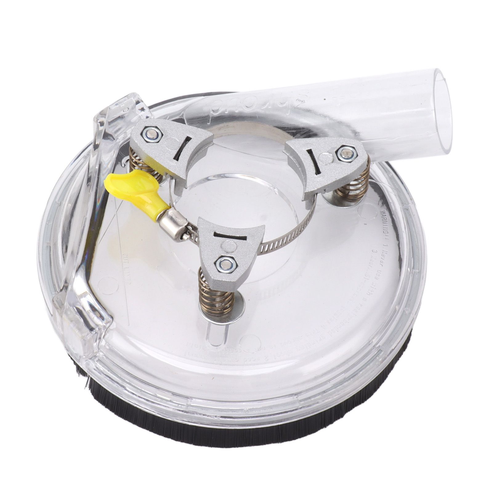 Dust Shroud Kit Transparent ABS Dry Grinding Dust Cover for 4in to 5in Angle Grinders Wet Polisher - Image 1