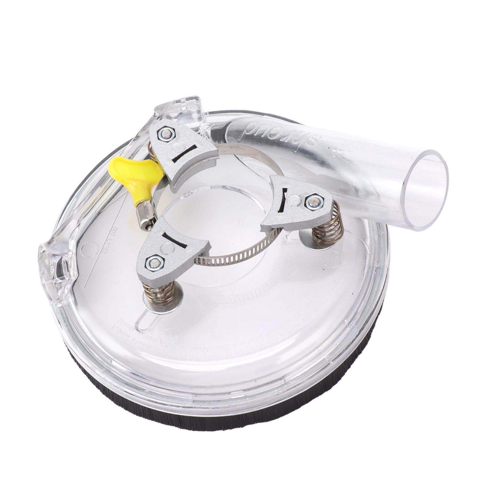 Dust Shroud Kit Transparent ABS Dry Grinding Dust Cover for 4in to 5in Angle Grinders Wet Polisher - Image 3