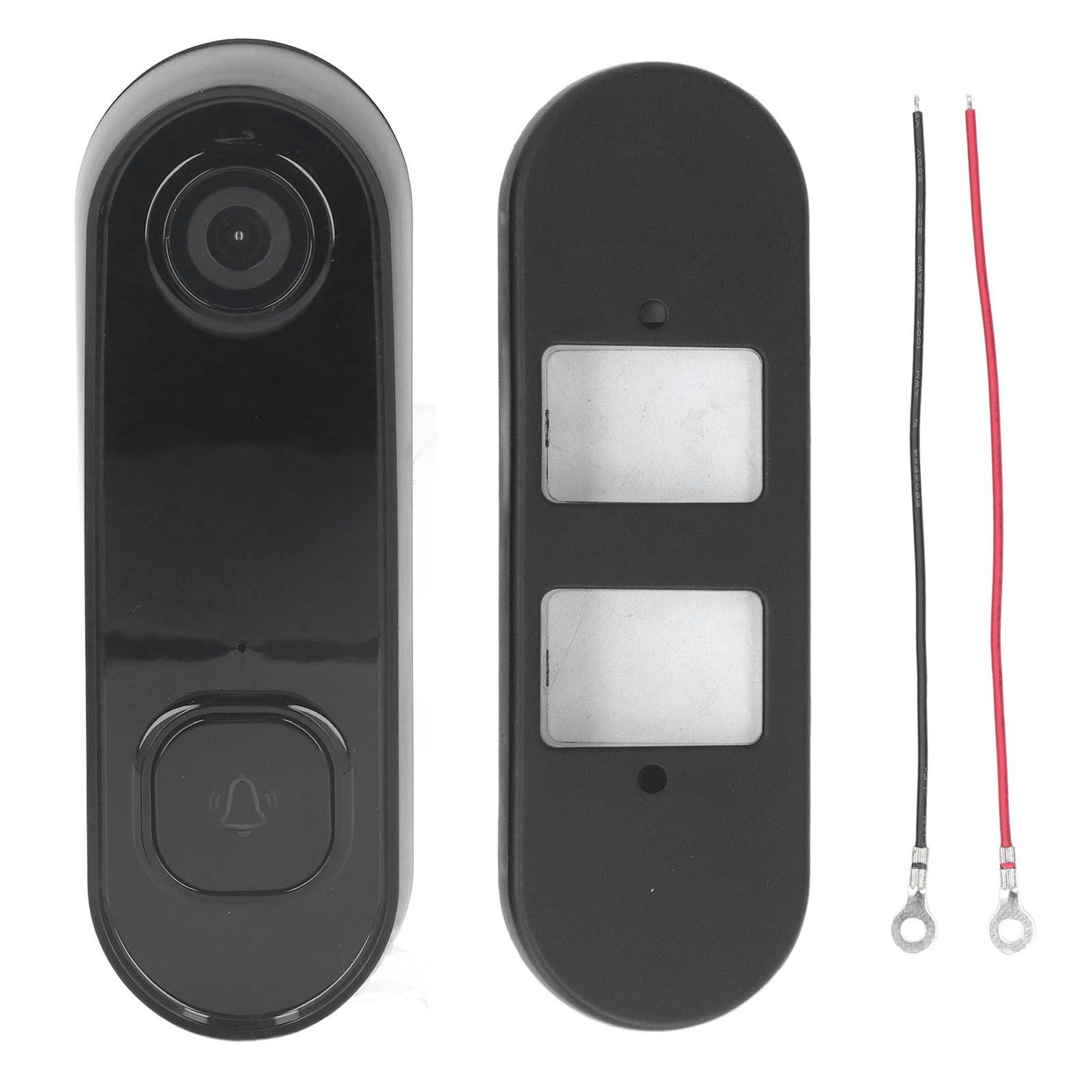 Smart Video Doorbell Plastic Wireless 1080P HD Waterproof AC Doorbell Camera for Tuya Home Security - Image 1