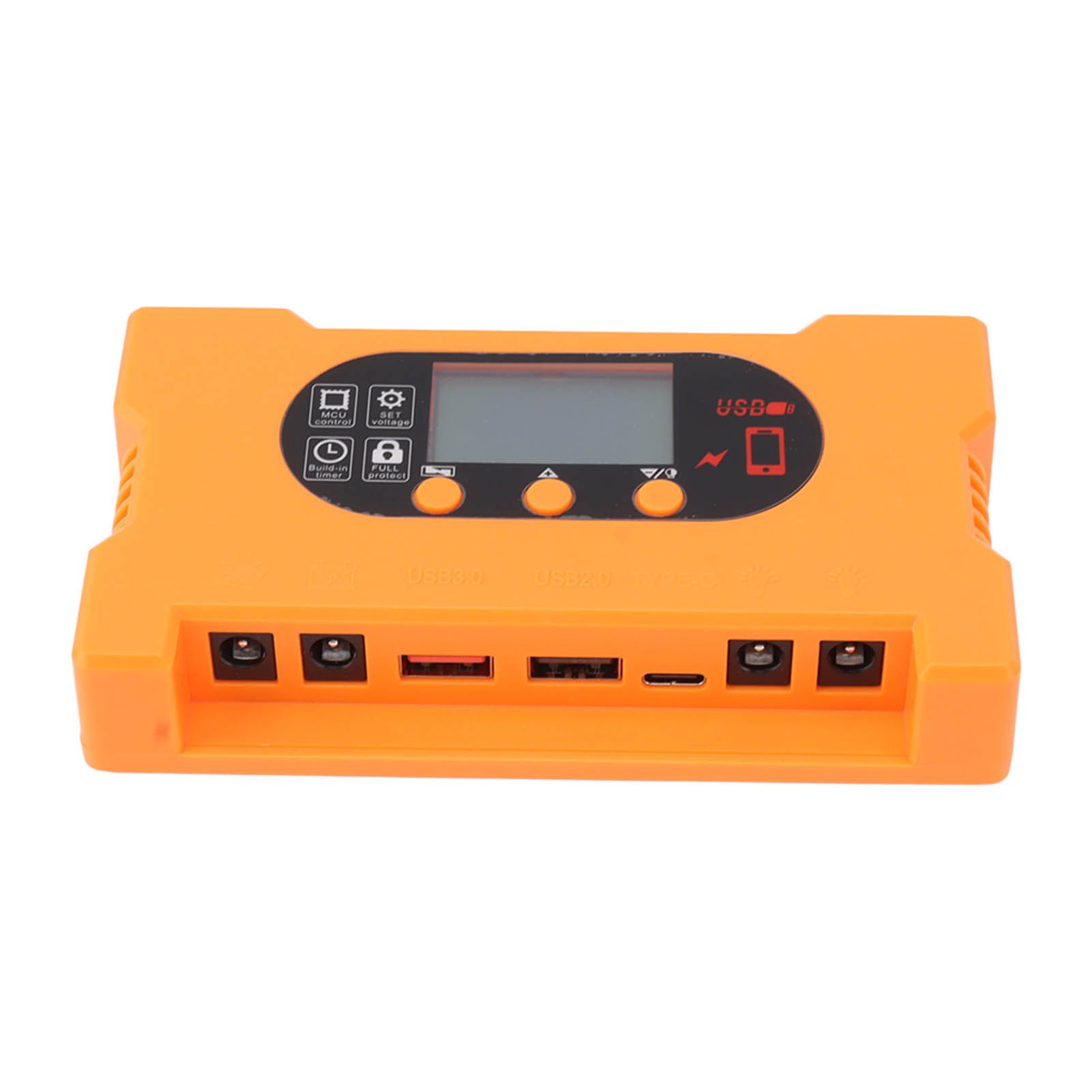 Solar Charge Controller 12V 24V Dual USB Type C Fast Charging Solar Panel Battery Regulator with LCD Display 30A - Image 4