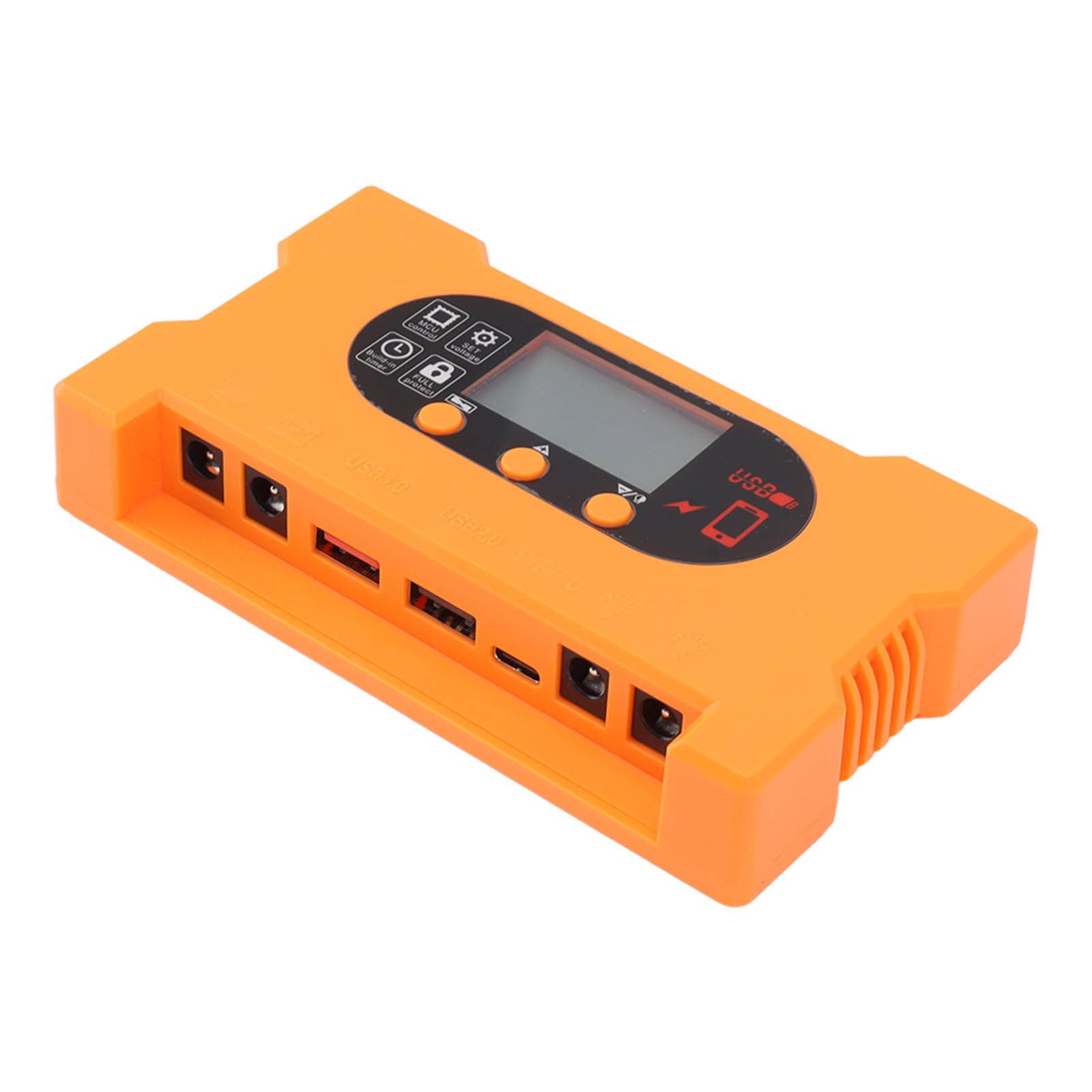 Solar Charge Controller 12V 24V Dual USB Type C Fast Charging Solar Panel Battery Regulator with LCD Display 30A - Image 5