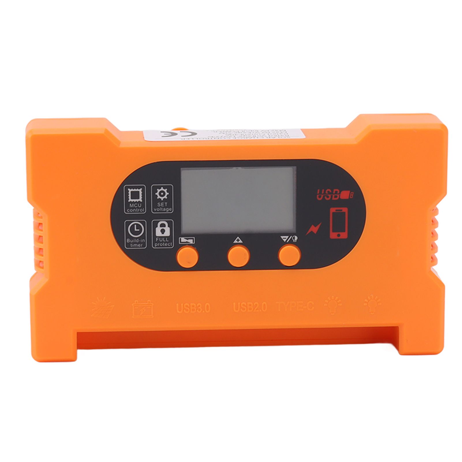 Solar Charge Controller Type C Fast Charge Drive Control Short Circuit Protection Automatic Battery Recognition Solar Regulator 60A - Image 1