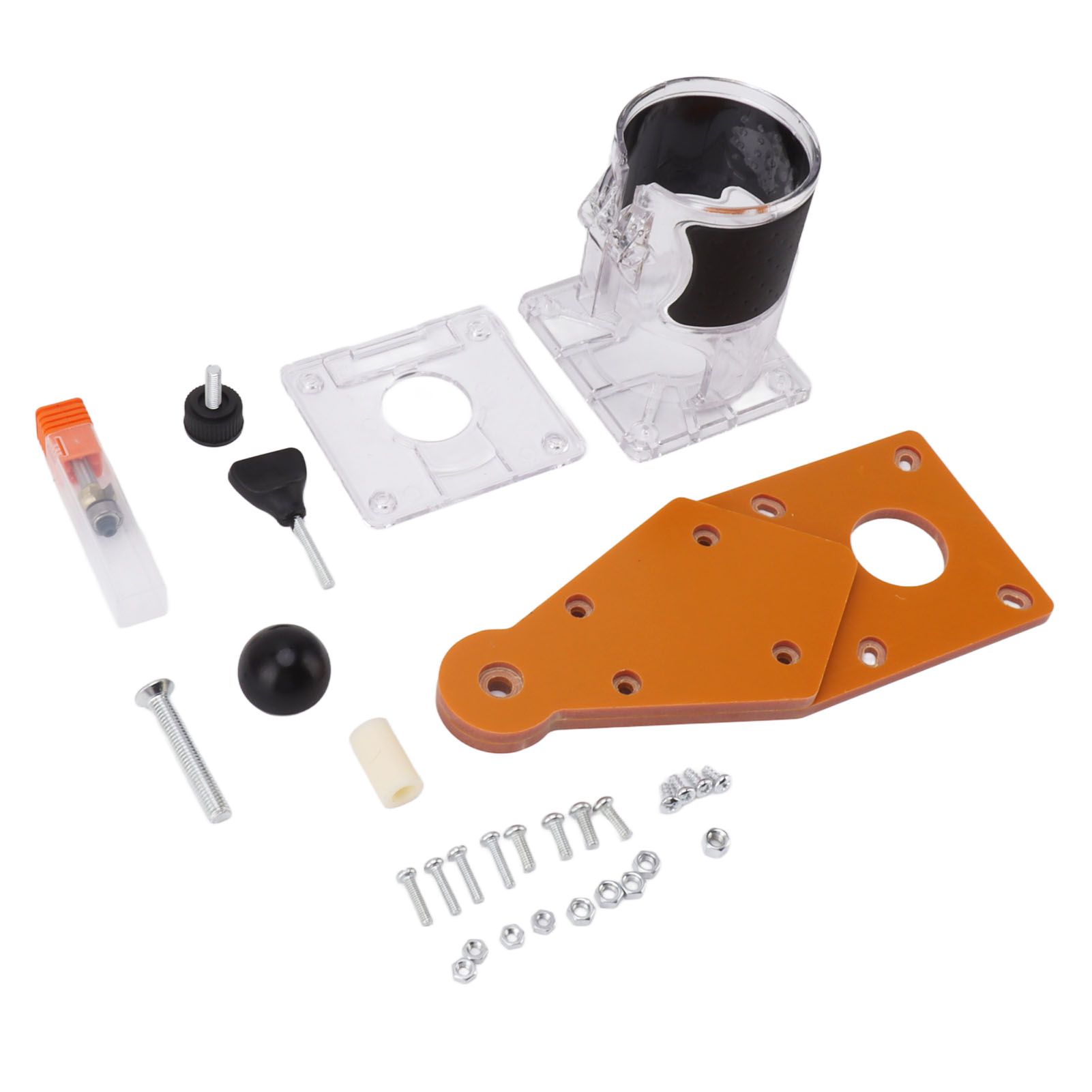 Trimming Machine Flip Plate Accurate Drilling Aluminum Alloy Router Table Insert Plate for House Decoration - Image 1