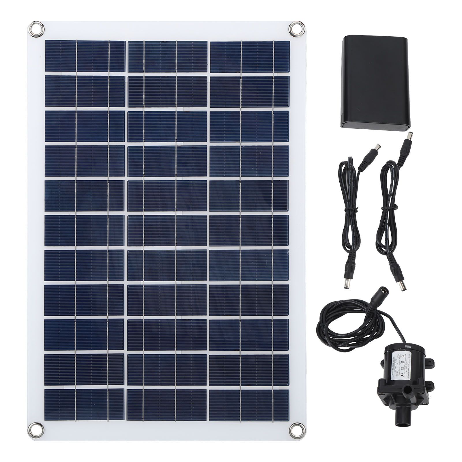 12V Solar Water Pump Kit Continuous Work Low Noise DC Brushless Solar Powered Water Fountain Pump for Pond Garden - Image 1