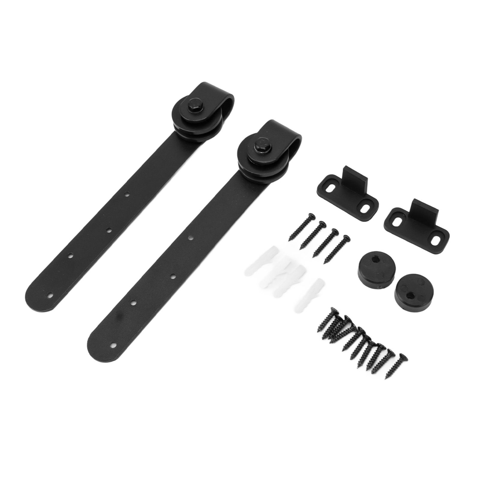 Barn Door Hardware Kit Sliding Barn Wooden Door Hardware Mini Barn Door Track for Single Double Bypass Door - Image 1