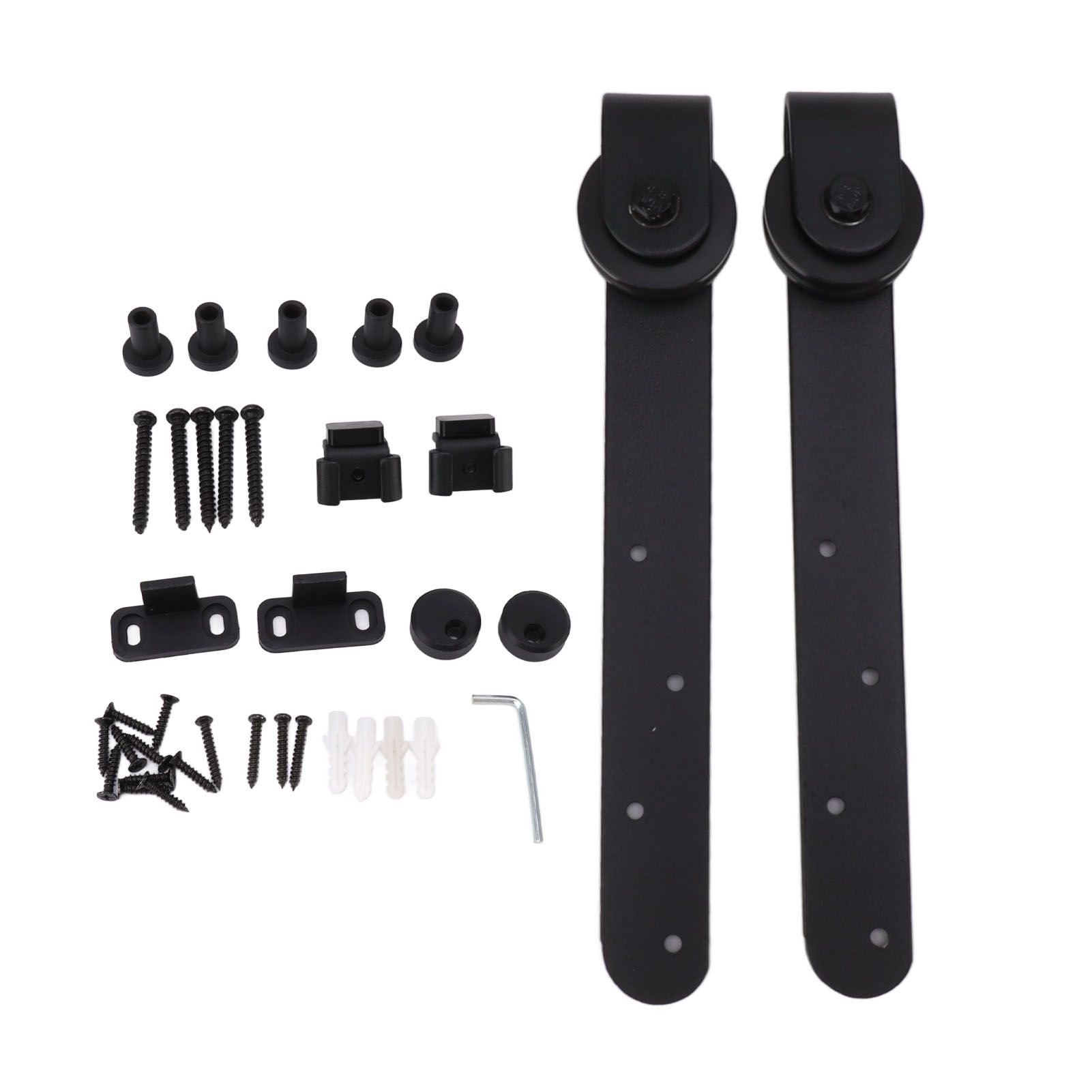 Barn Door Hardware Kit Mini Quiet Slide Easy to Install Carbon Steel Sliding Door Pulley Track Kit for Door Closet - Image 1