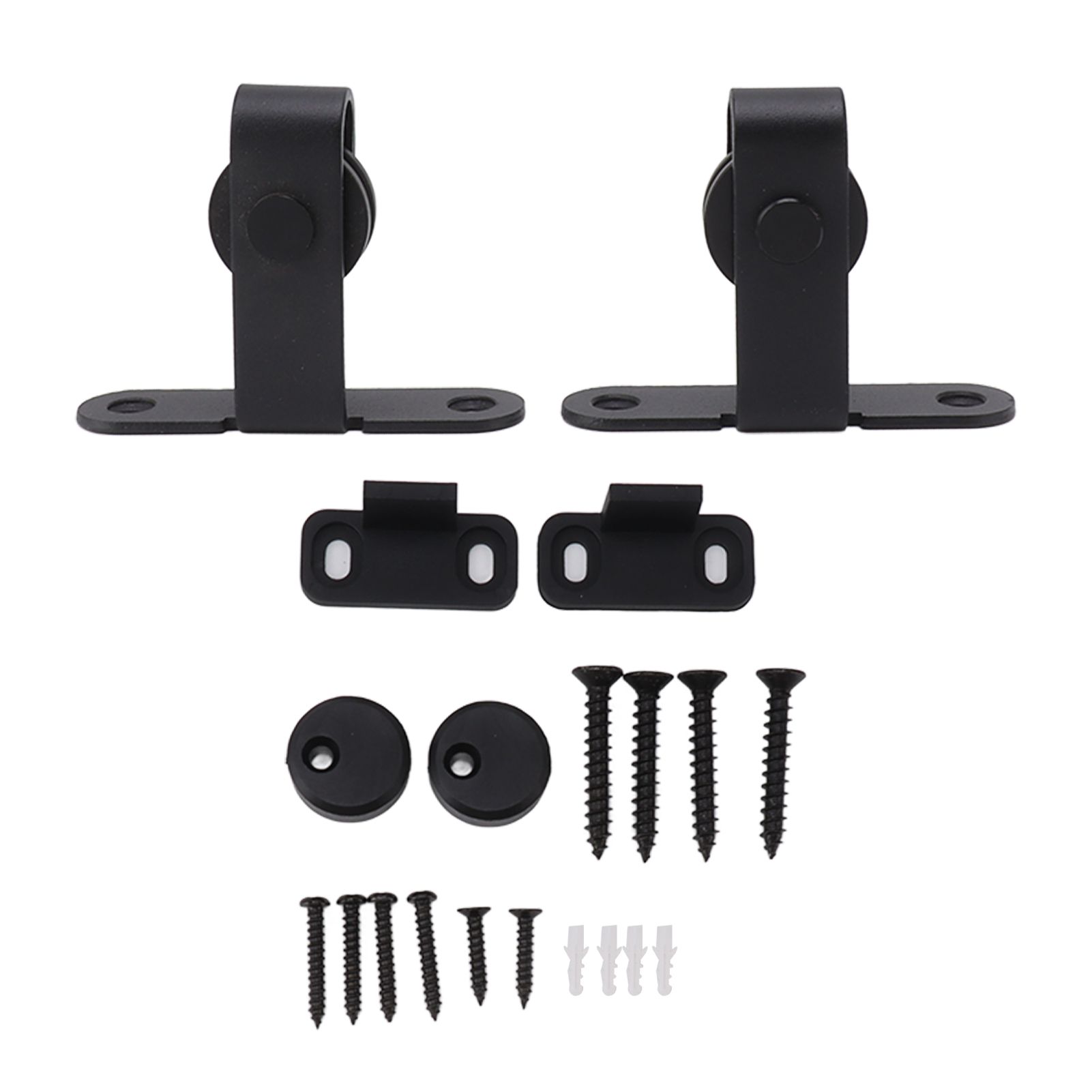 Barn Door Hardware Kit Super Silent Strong Load Bearing Mini Sliding Door Track Roller Kit for Cupboard - Image 1