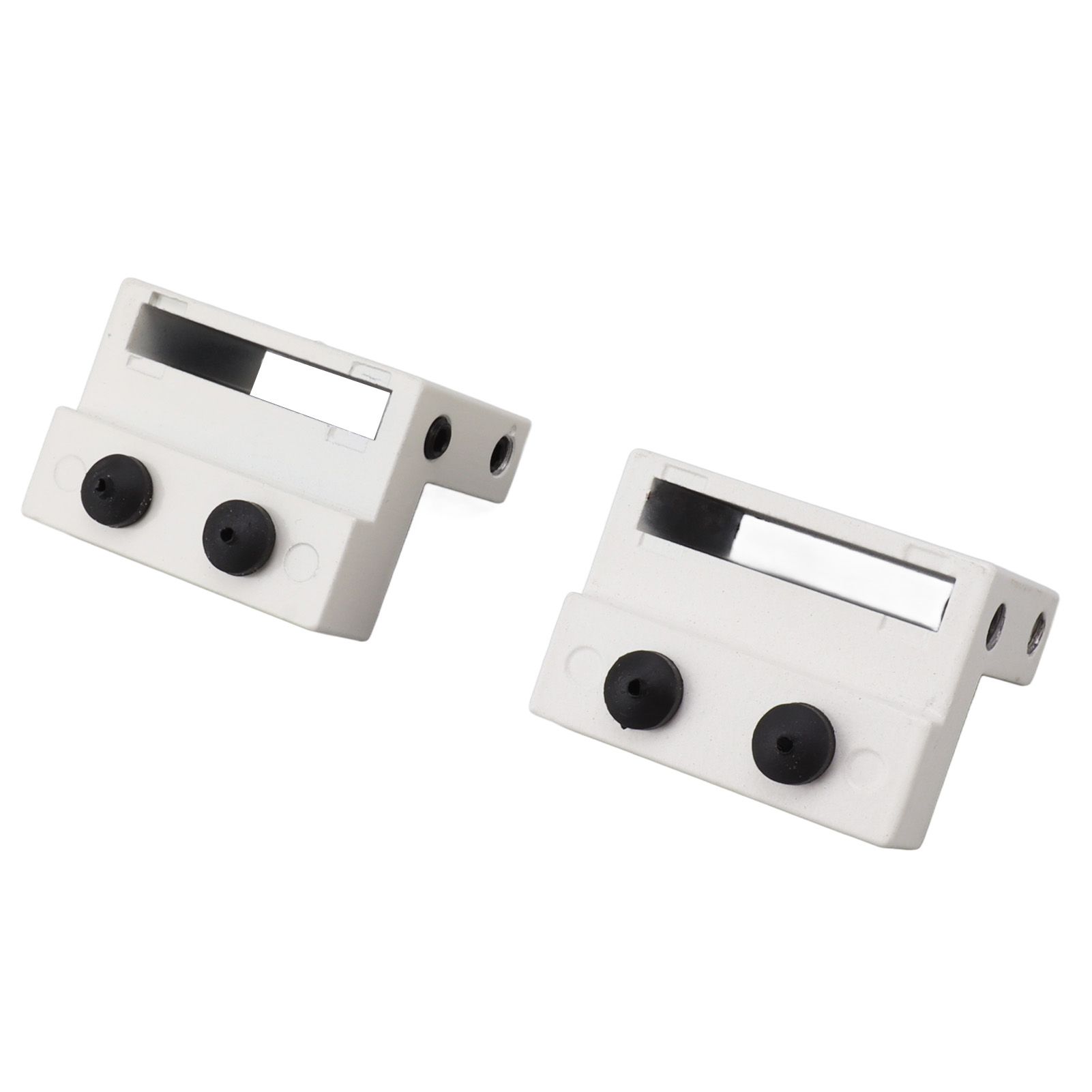 Barn Door Stopper White Sliding Barn Door Hardware Accessories with Hex Wrench for Bedroom Kitchen Living Room - Image 2