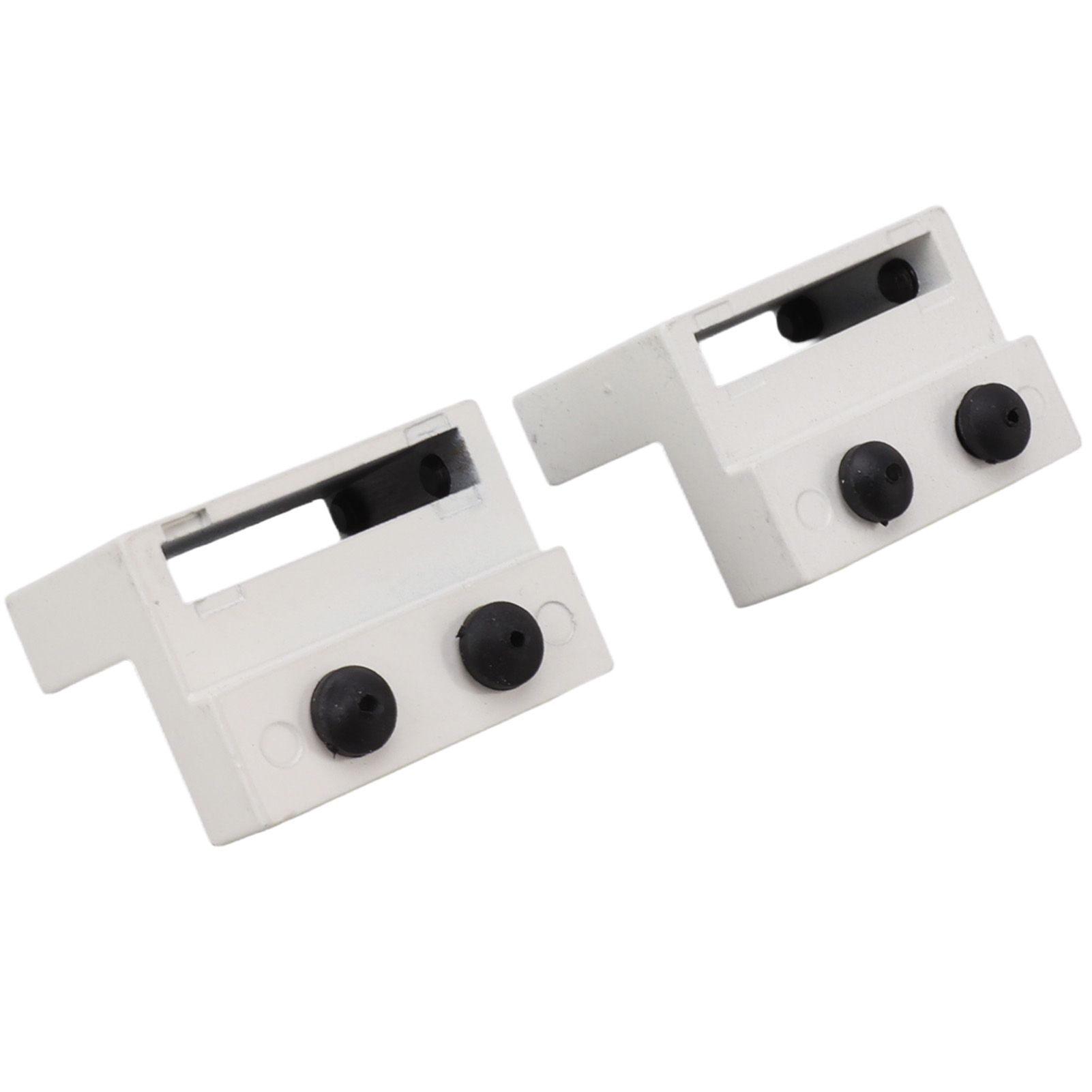 Barn Door Stopper White Sliding Barn Door Hardware Accessories with Hex Wrench for Bedroom Kitchen Living Room - Image 3