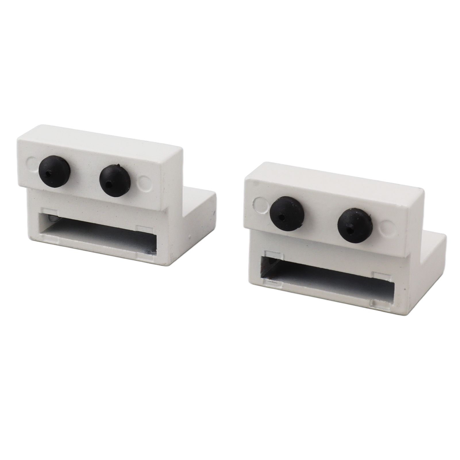 Barn Door Stopper White Sliding Barn Door Hardware Accessories with Hex Wrench for Bedroom Kitchen Living Room - Image 6
