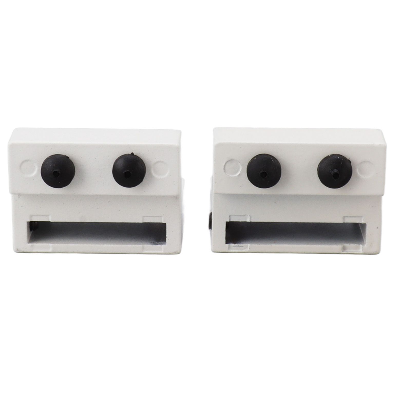 Barn Door Stopper White Sliding Barn Door Hardware Accessories with Hex Wrench for Bedroom Kitchen Living Room - Image 7