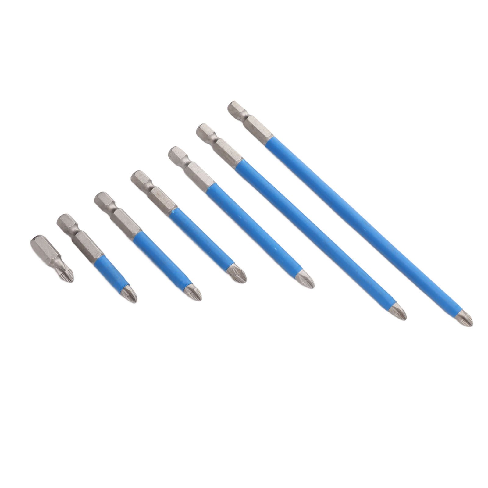Electric Cross Drill Bit Set High Hardness Alloy Steel Magnetic Anti Slip Screwdriver Bit - Image 3