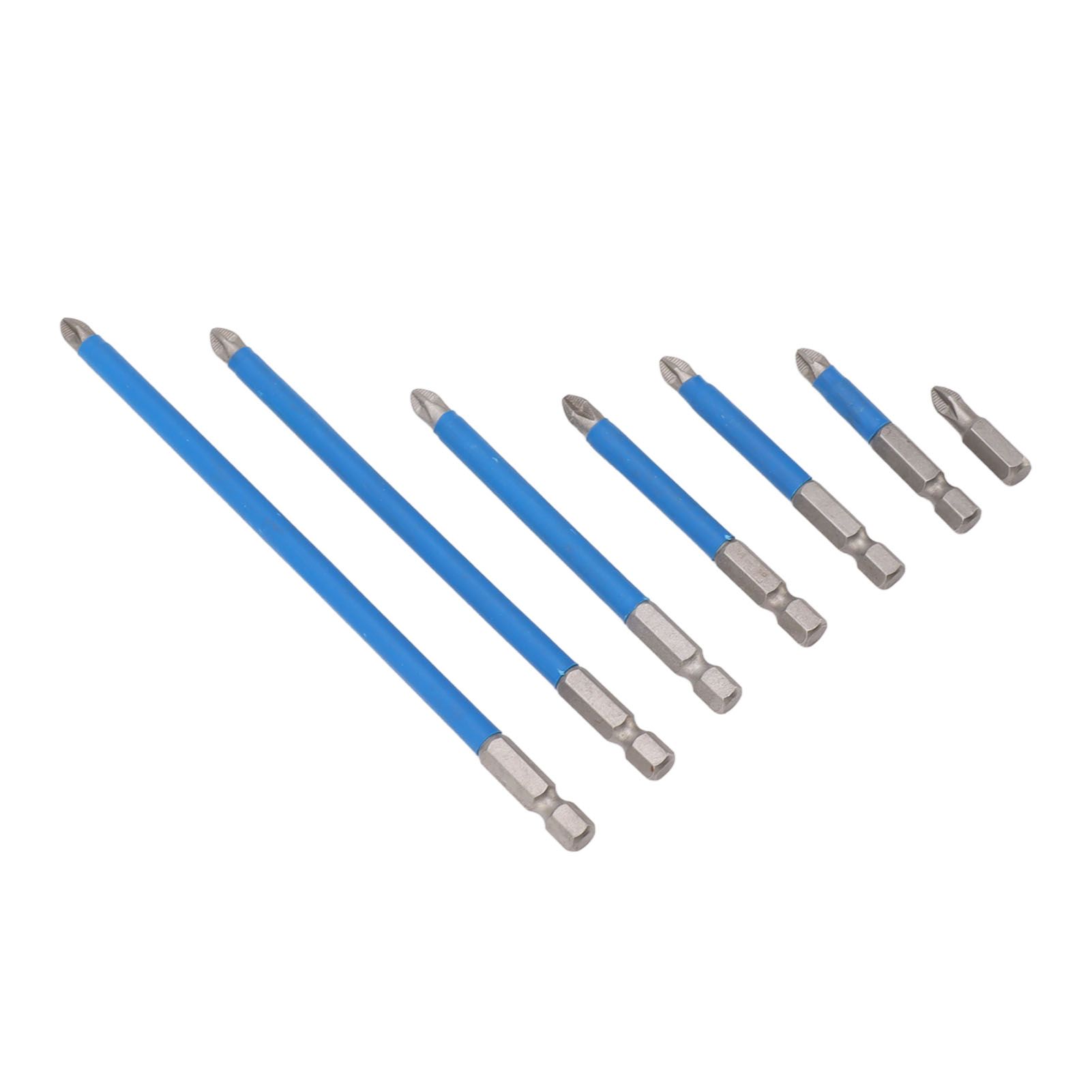 Electric Cross Drill Bit Set High Hardness Alloy Steel Magnetic Anti Slip Screwdriver Bit - Image 4