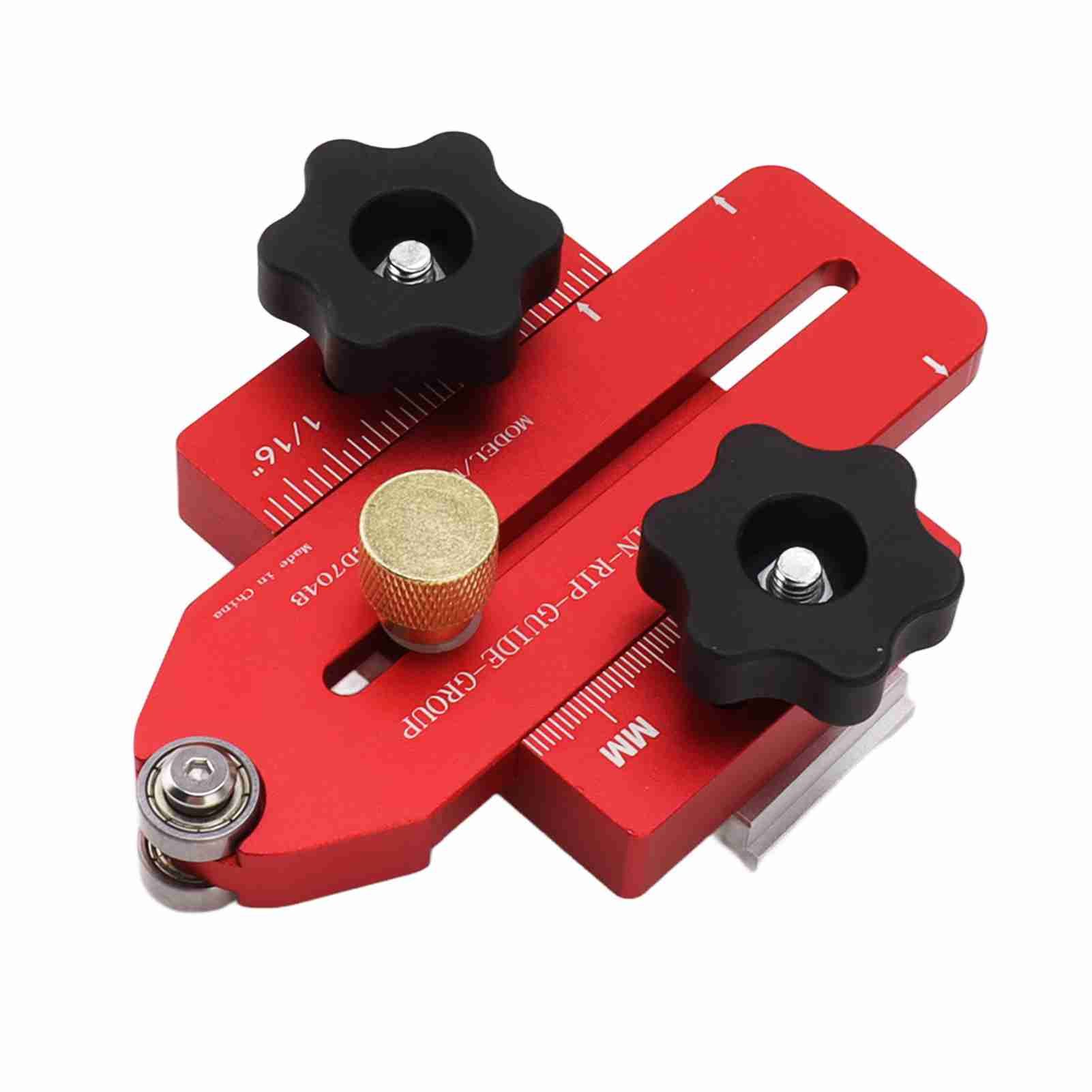 Woodworking Table Saw Jig Aluminum Alloy Router Table Band Saw Jig Guide for Repeat Narrow Strip Cuts - Image 8