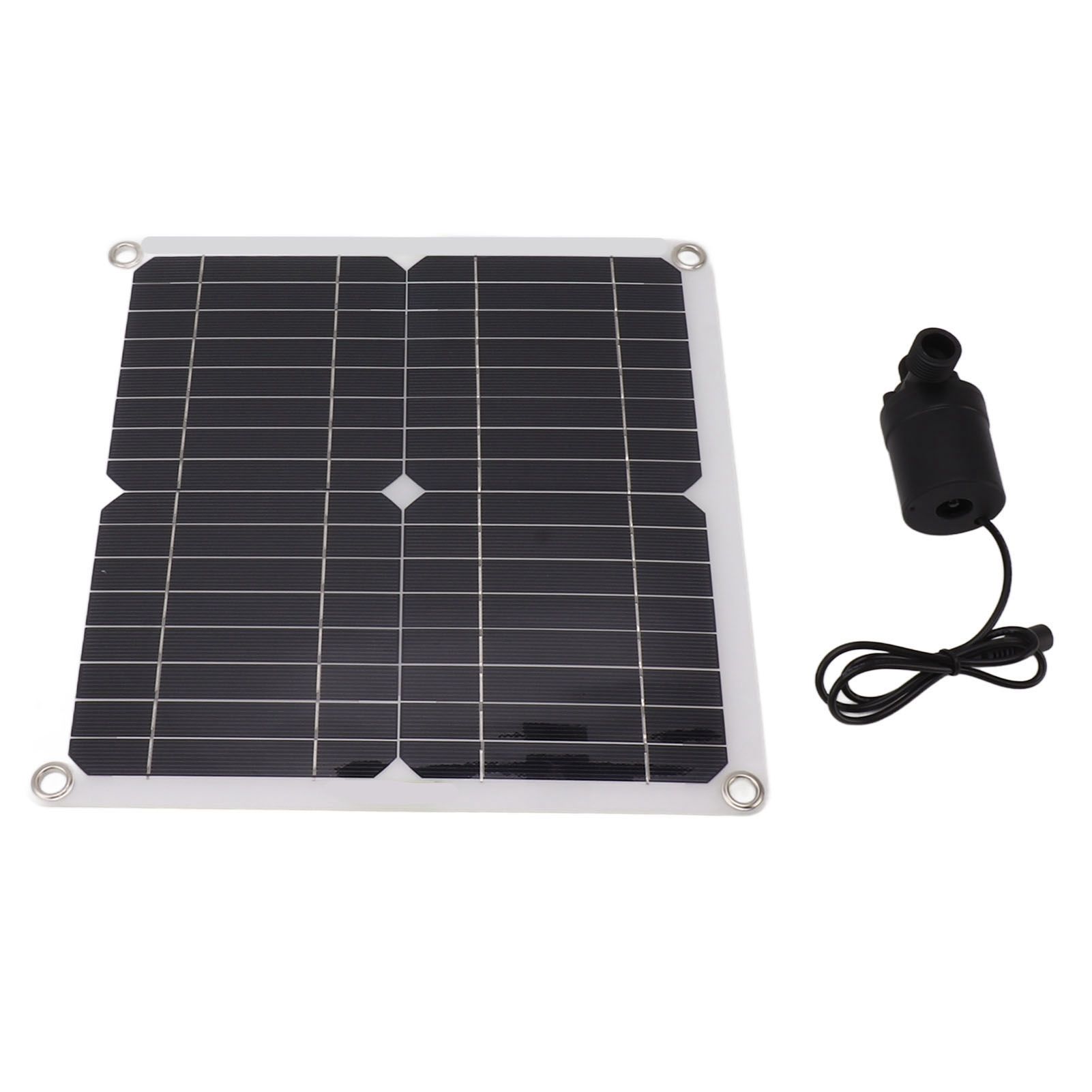 Solar Water Pump Kit 50W Solar Panel 22W Water Fountain Pump with Battery Box Timing Controller DC12V - Image 2