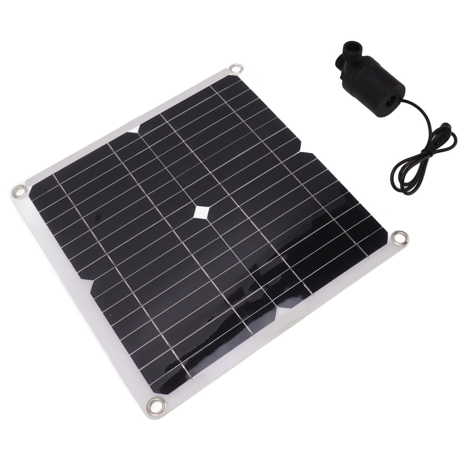 Solar Water Pump Kit 50W Solar Panel 22W Water Fountain Pump with Battery Box Timing Controller DC12V - Image 3