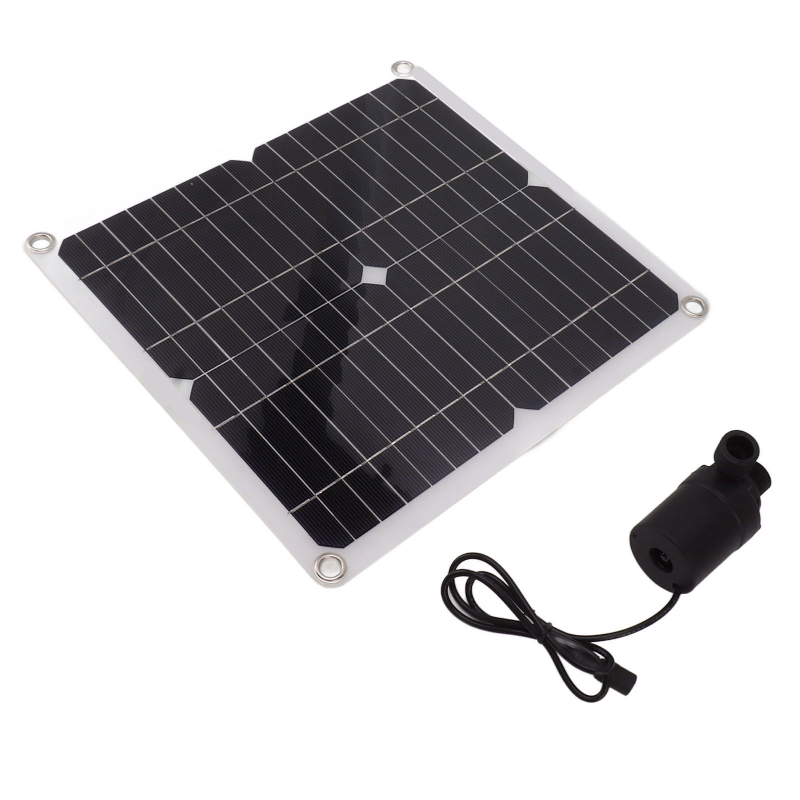 Solar Water Pump Kit 50W Solar Panel 22W Water Fountain Pump with Battery Box Timing Controller DC12V - Image 4