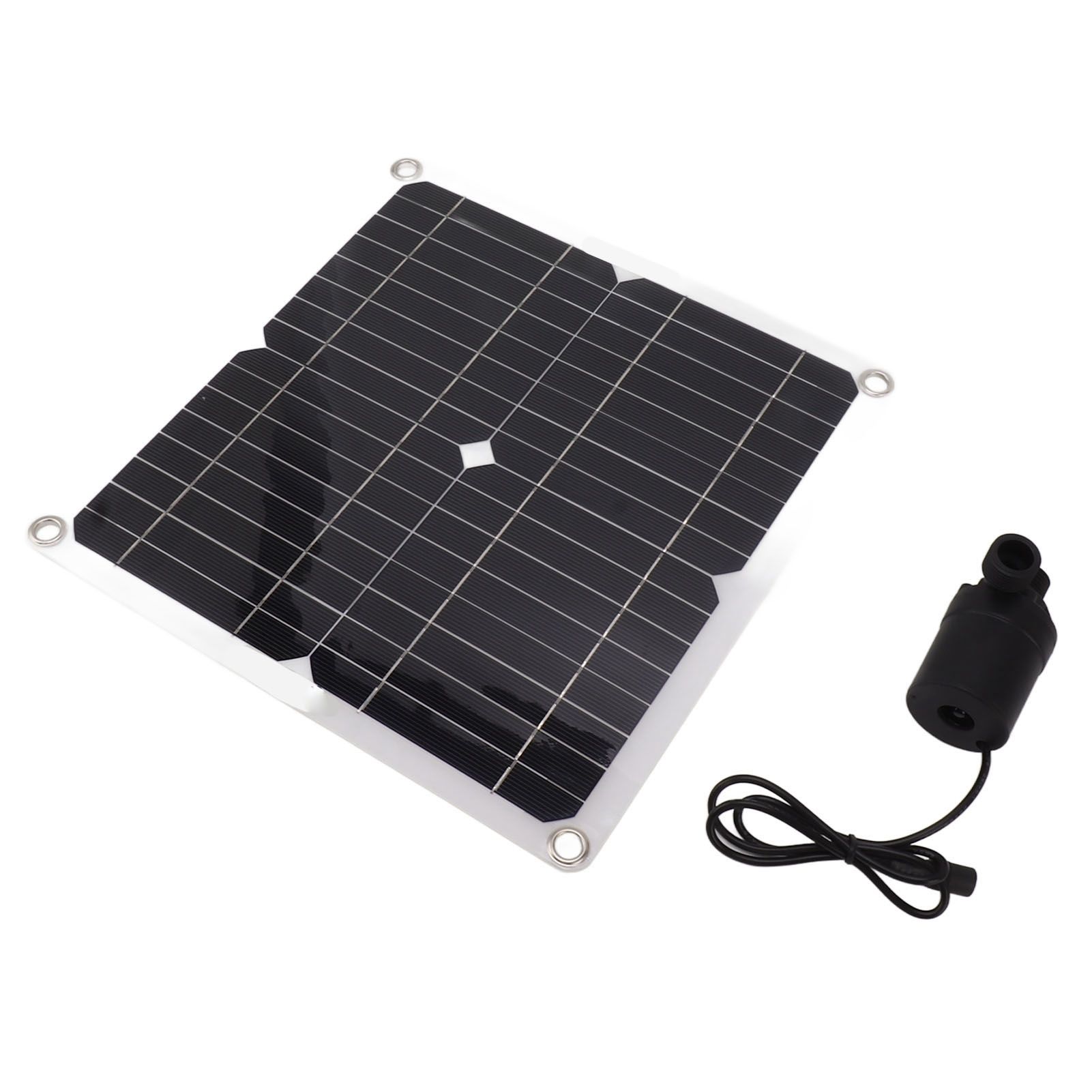 Solar Water Pump Kit 50W Solar Panel 22W Water Fountain Pump with Battery Box Timing Controller DC12V - Image 5