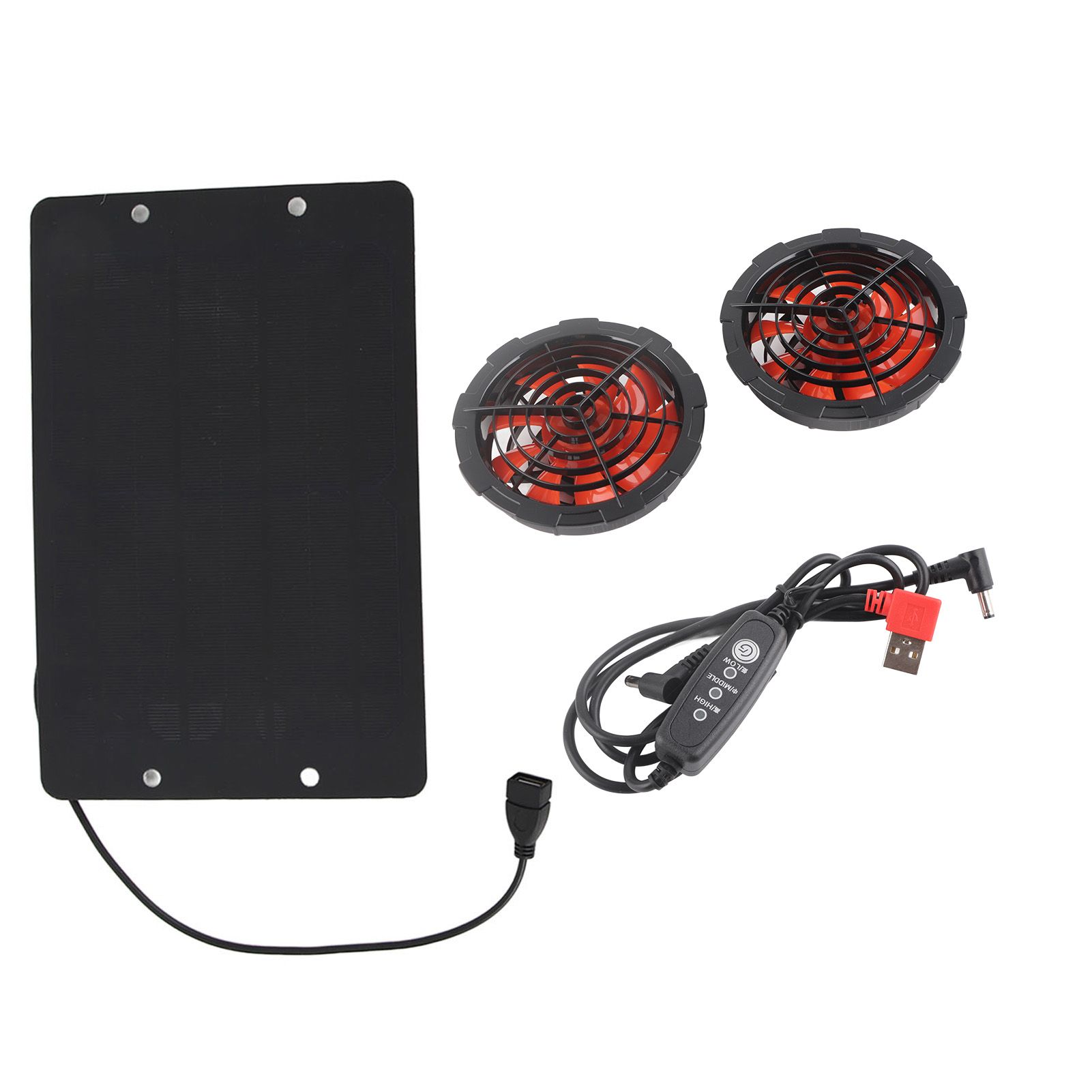 10W Solar Fan Outdoor Solar Powered Fan IPX7 Waterproof Shed Chicken Coop Greenhouse Import Export Exhaust Fan - Image 5