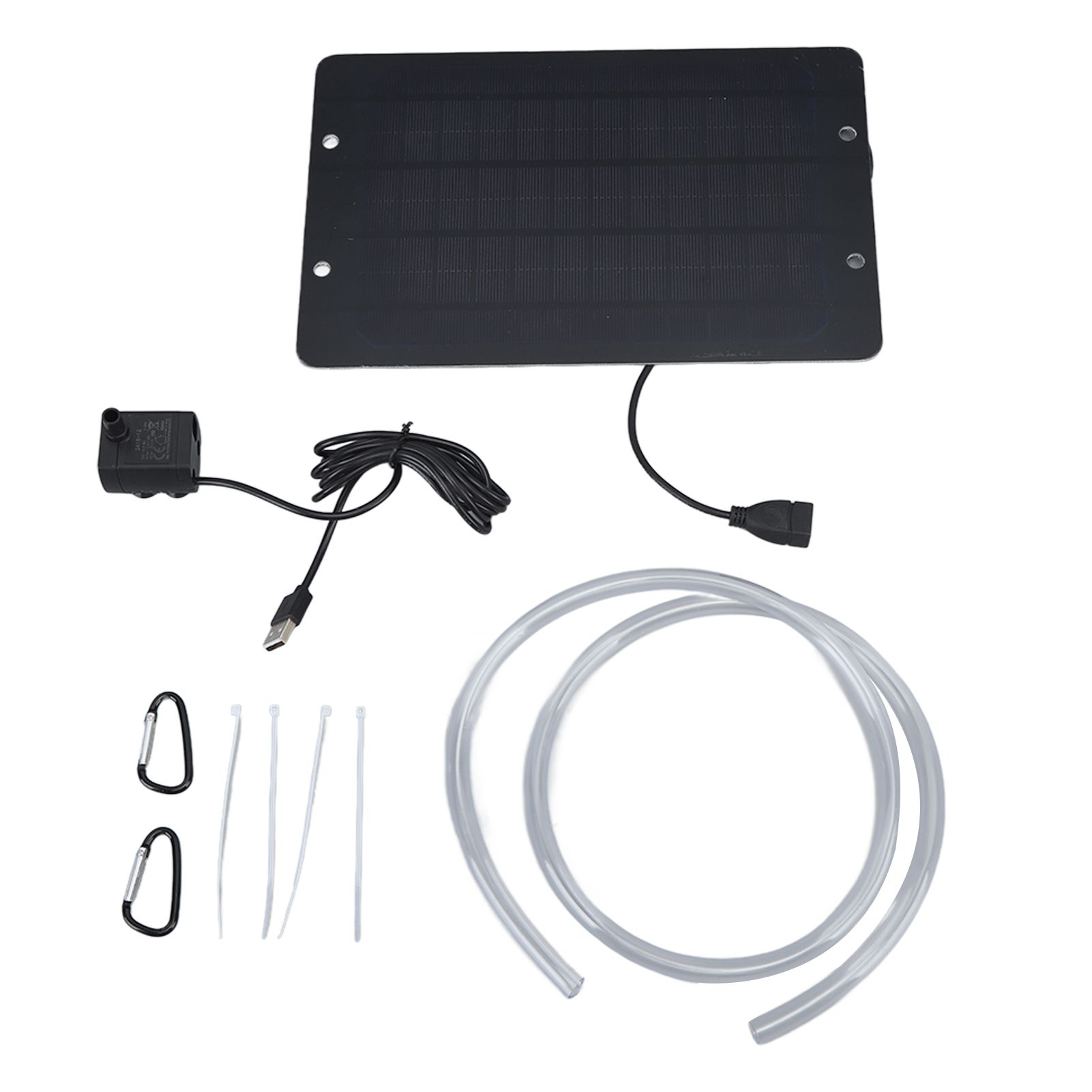 Solar Fountain 6V 10W Bird Bath Fountain USB Interface with Water Pump Solar Water Fountain for Patio Garden Bird Bath - Image 1