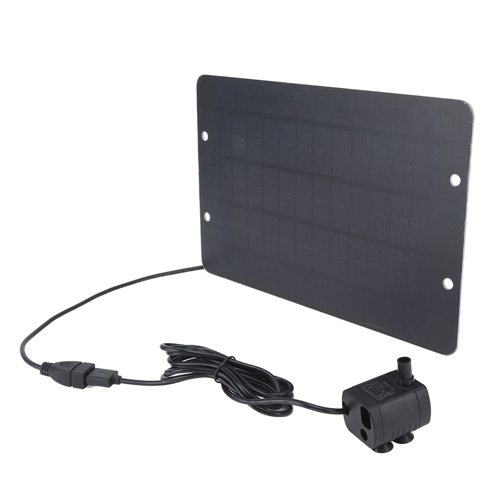 Solar Fountain 6V 10W Bird Bath Fountain USB Interface with Water Pump Solar Water Fountain for Patio Garden Bird Bath - Image 4